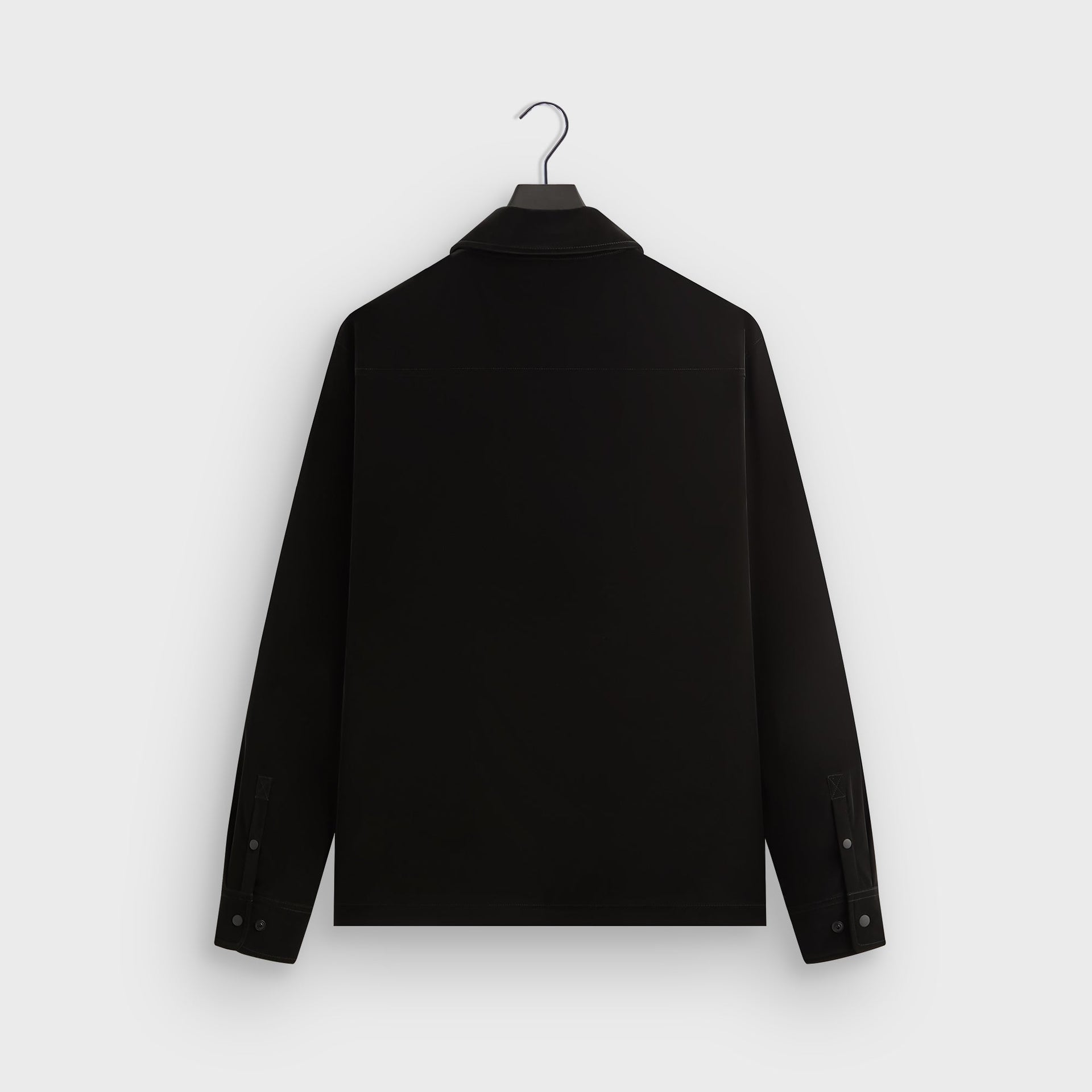 Kith Sueded Tech Brixton Puffed Shirt Jacket - Black