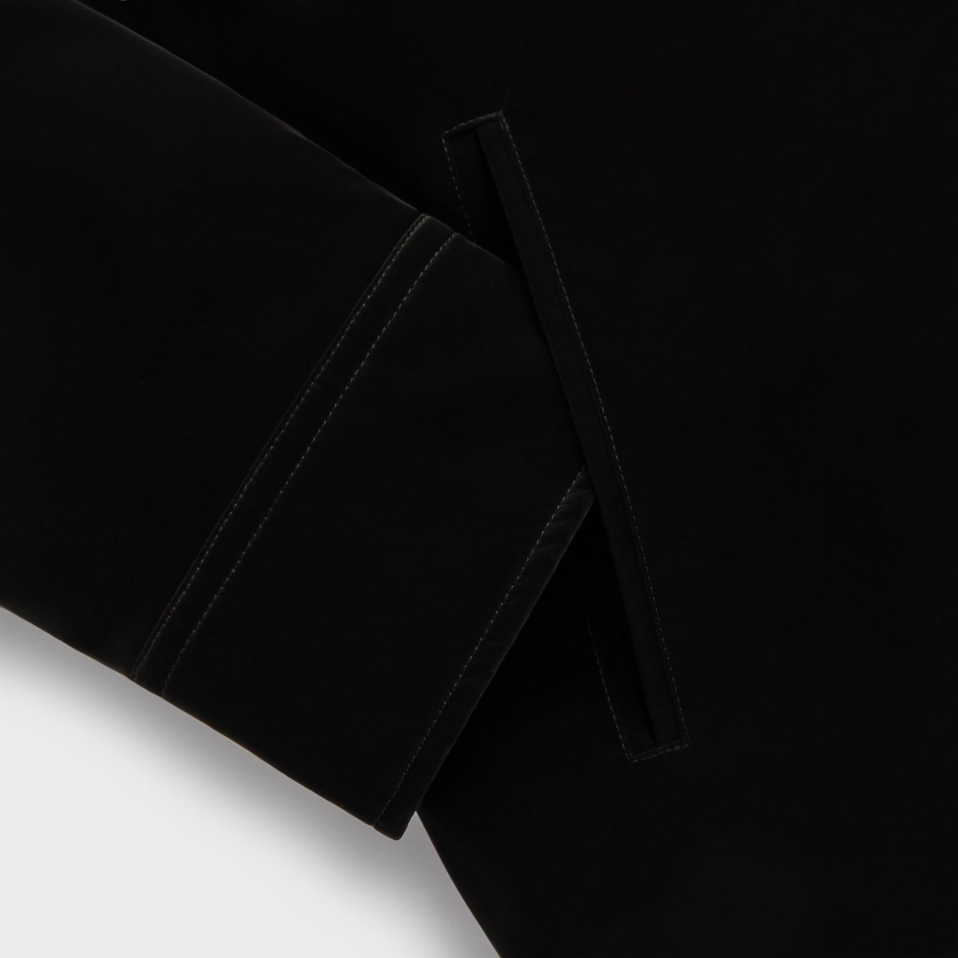 Kith Sueded Tech Brixton Puffed Shirt Jacket - Black