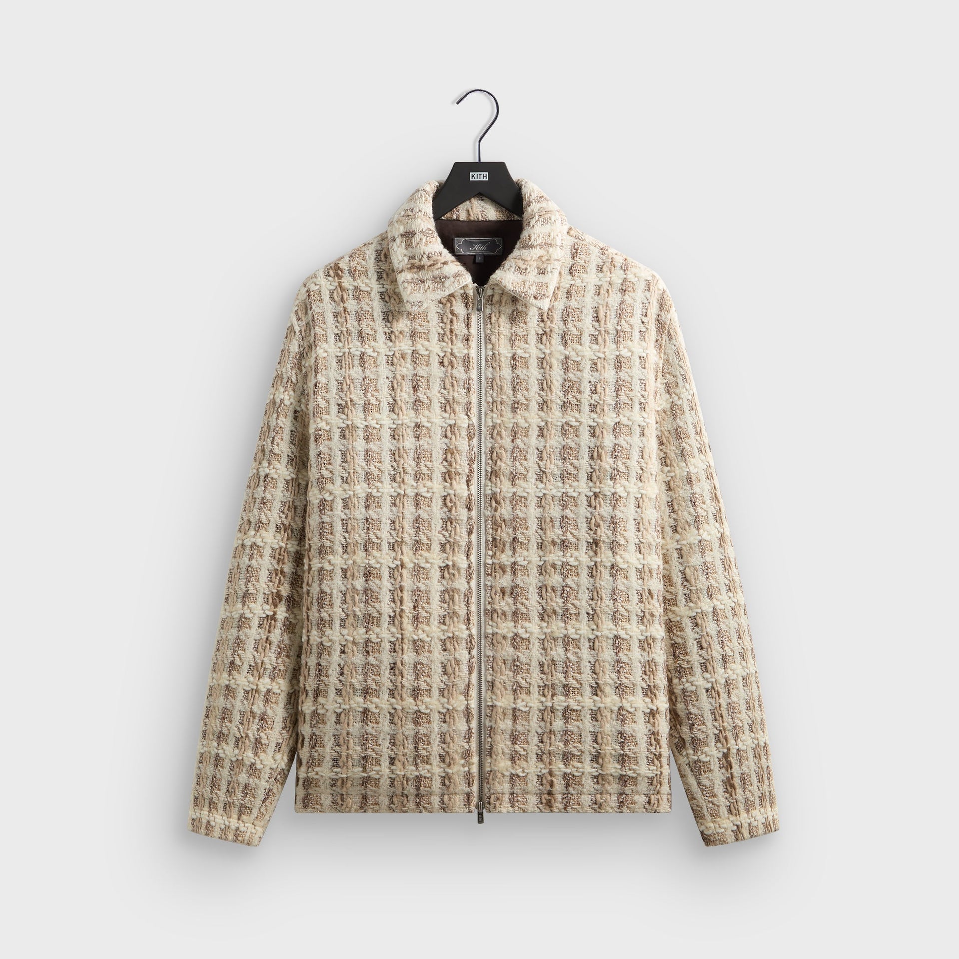 Kith Windowpane Tweed Coaches Jacket - Hallow