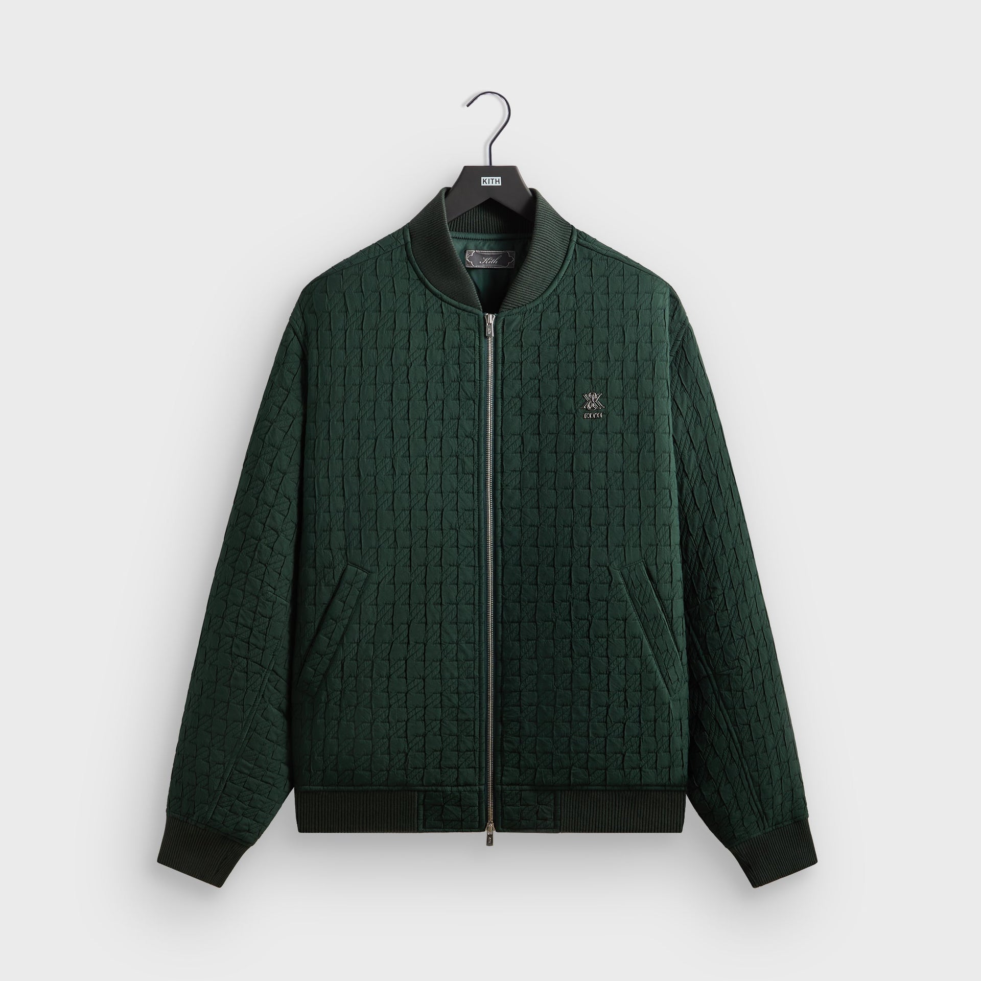 Kith Check Quilt Avery Bomber Jacket - Stadium