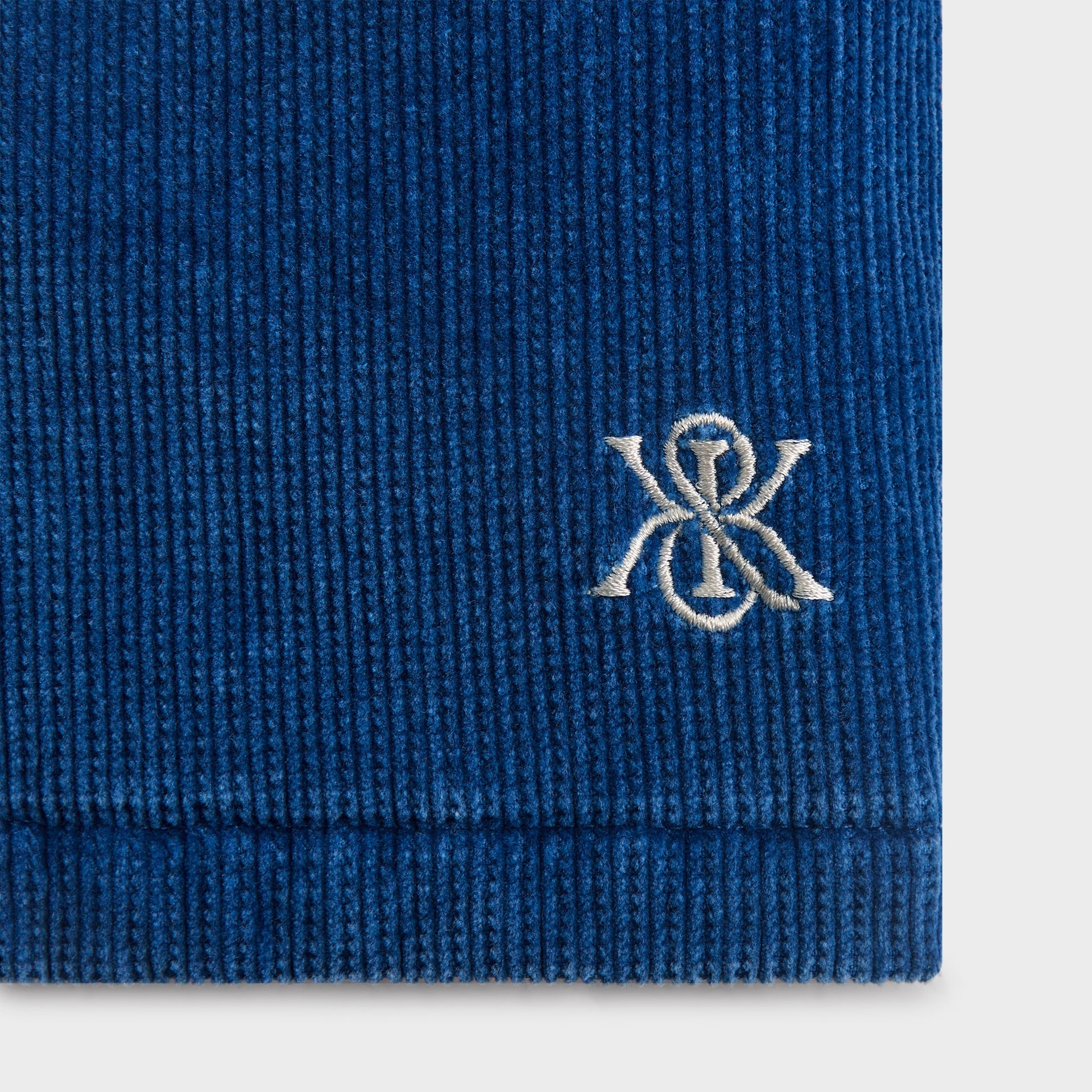 Kith Indigo Cord Vintage Apollo Shirt Jacket - Cyanotype