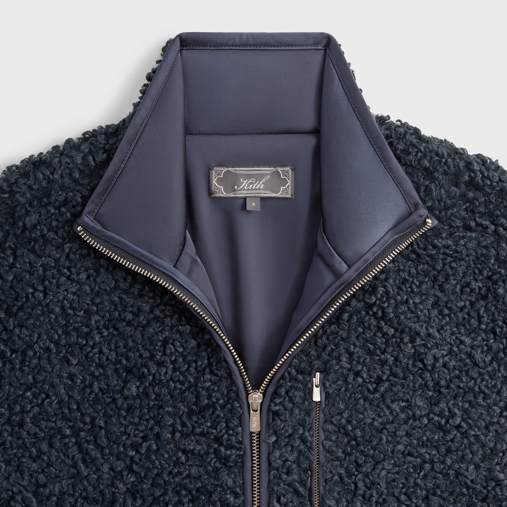 Kith Curly Sherpa Antony Full Zip - Trench