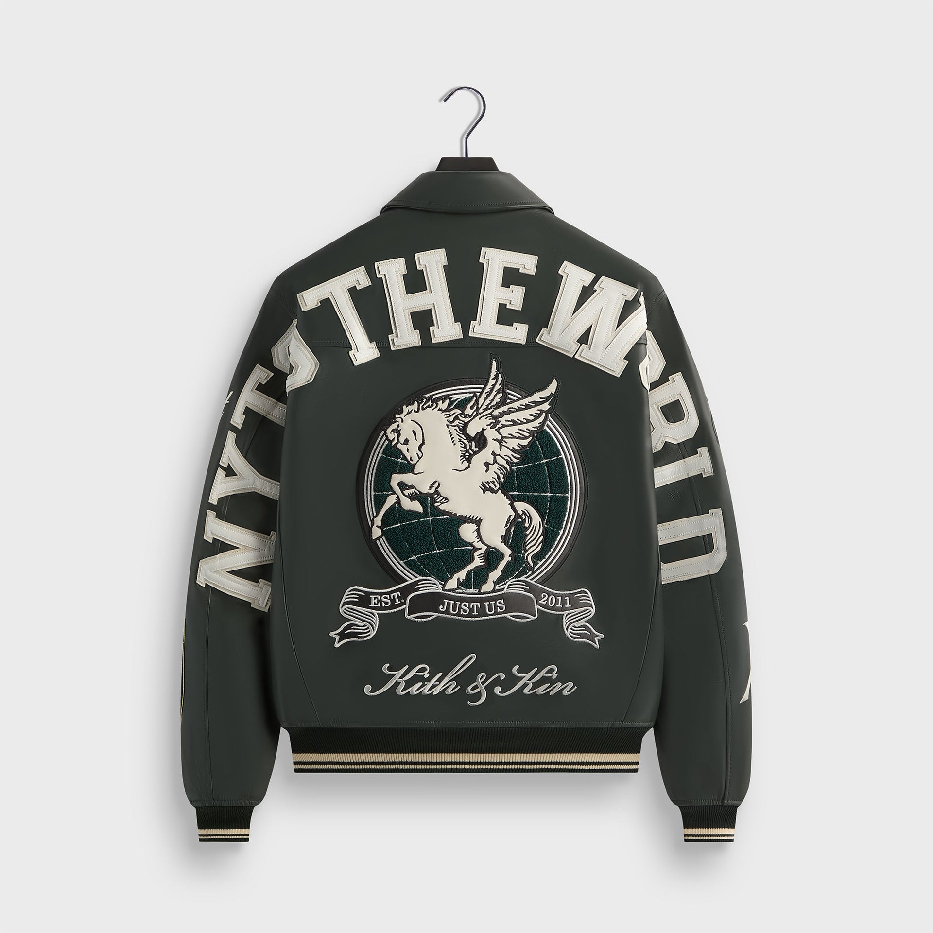 Kith Leather Varsity Jacket - Stadium