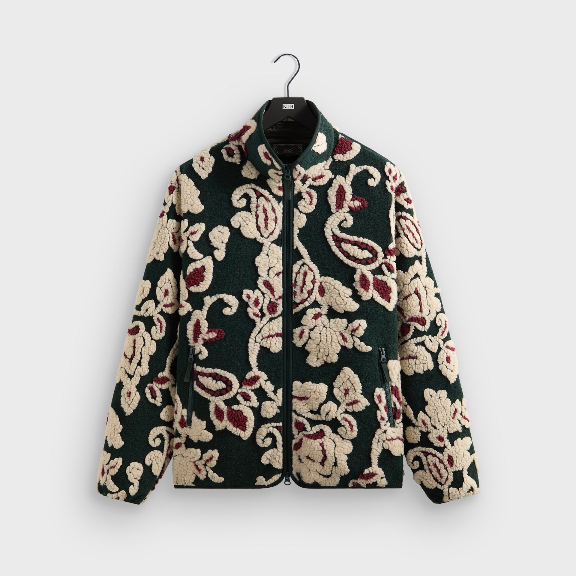 Kith Paisley Vine Sherpa Harper Jacket - Stadium