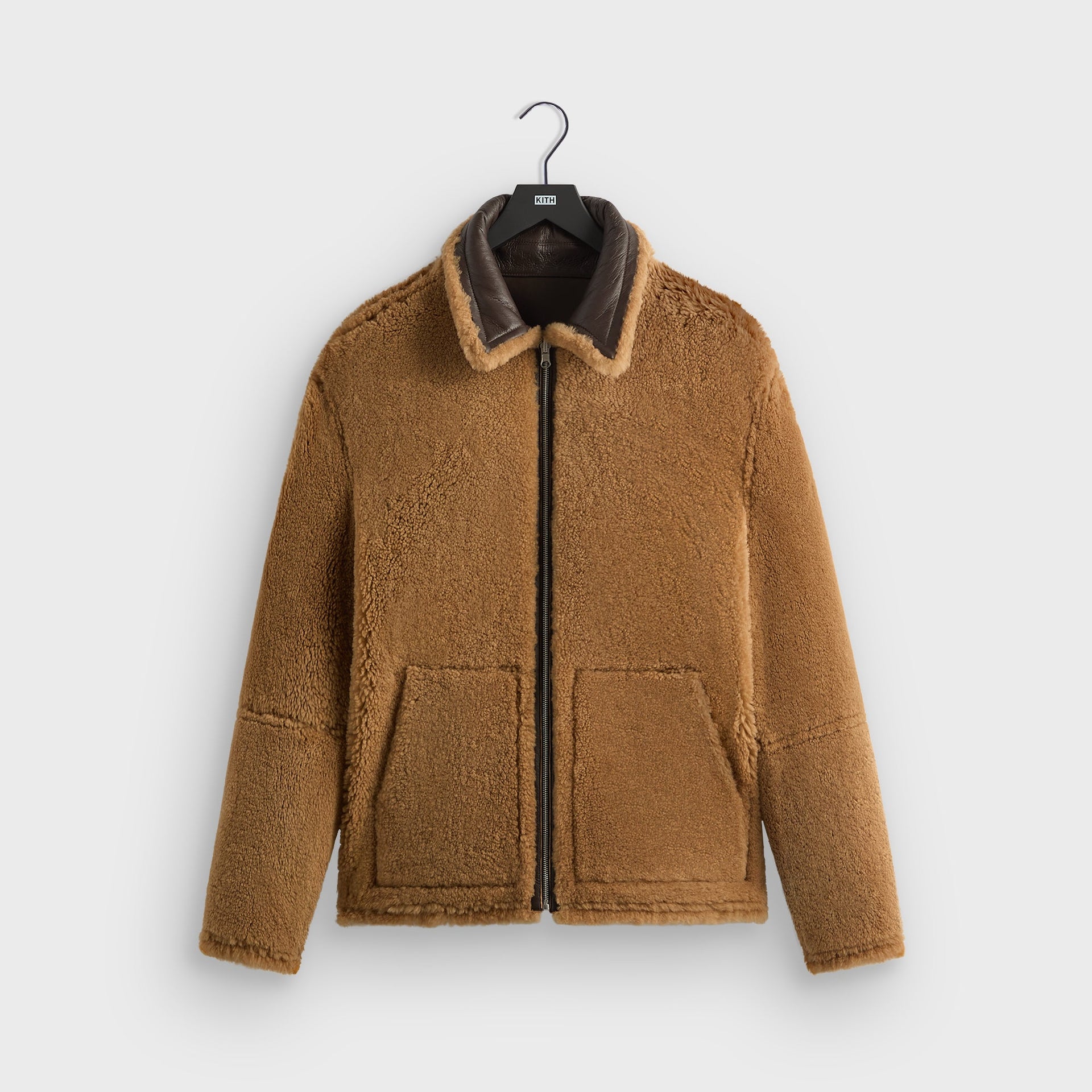 Kith Reversible Shearling Bomber - Kindling