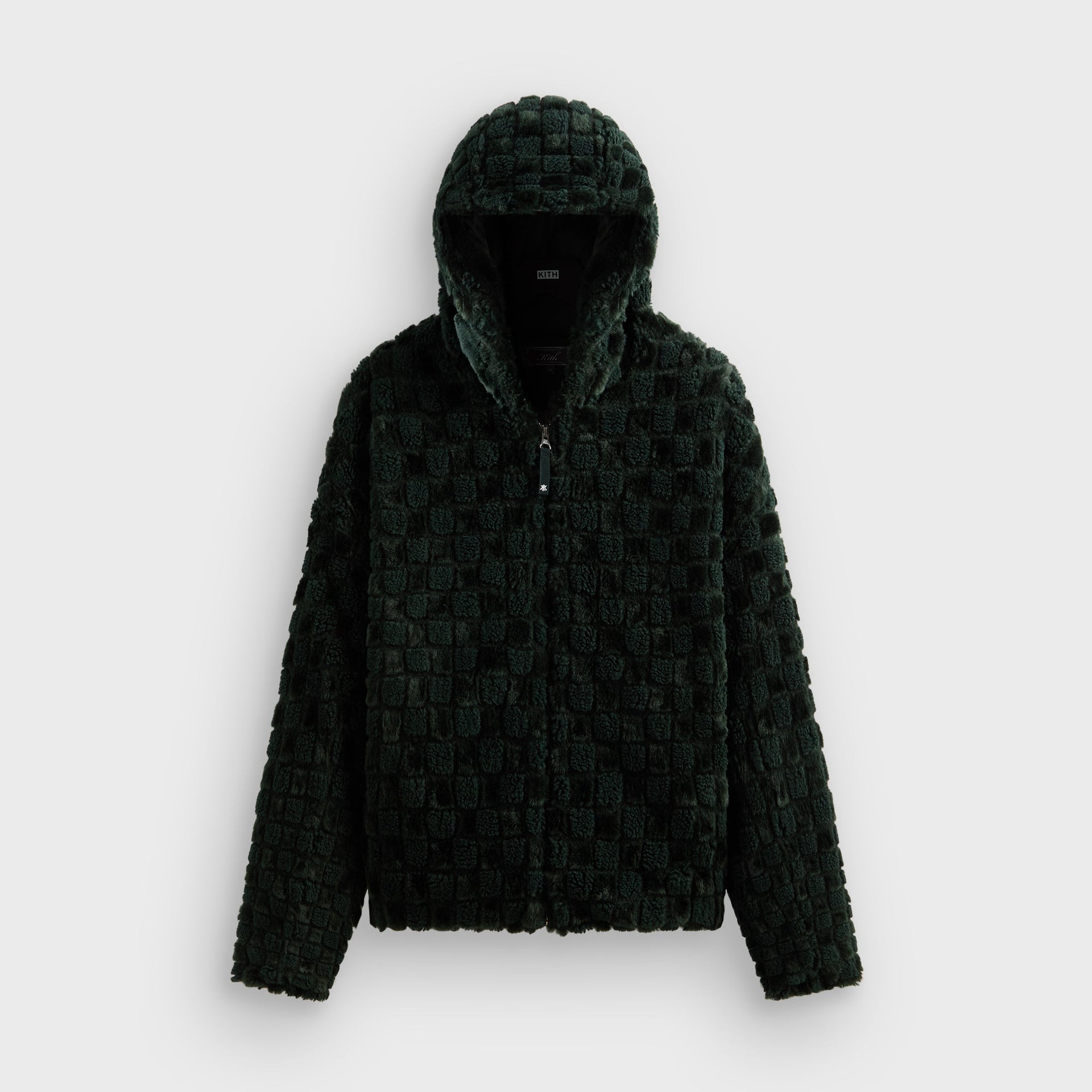 Kith Faux Fur Cropped Hoodie Bomber - Stadium