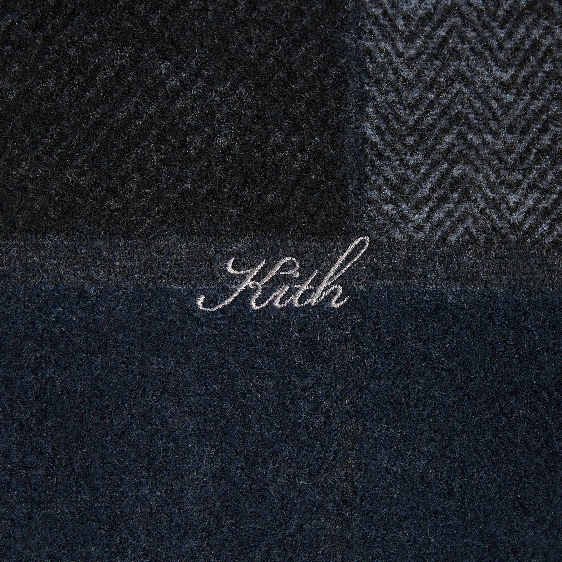 Kith for the New York Yankees Patchwork Wool Coaches Jacket - Nocturnal