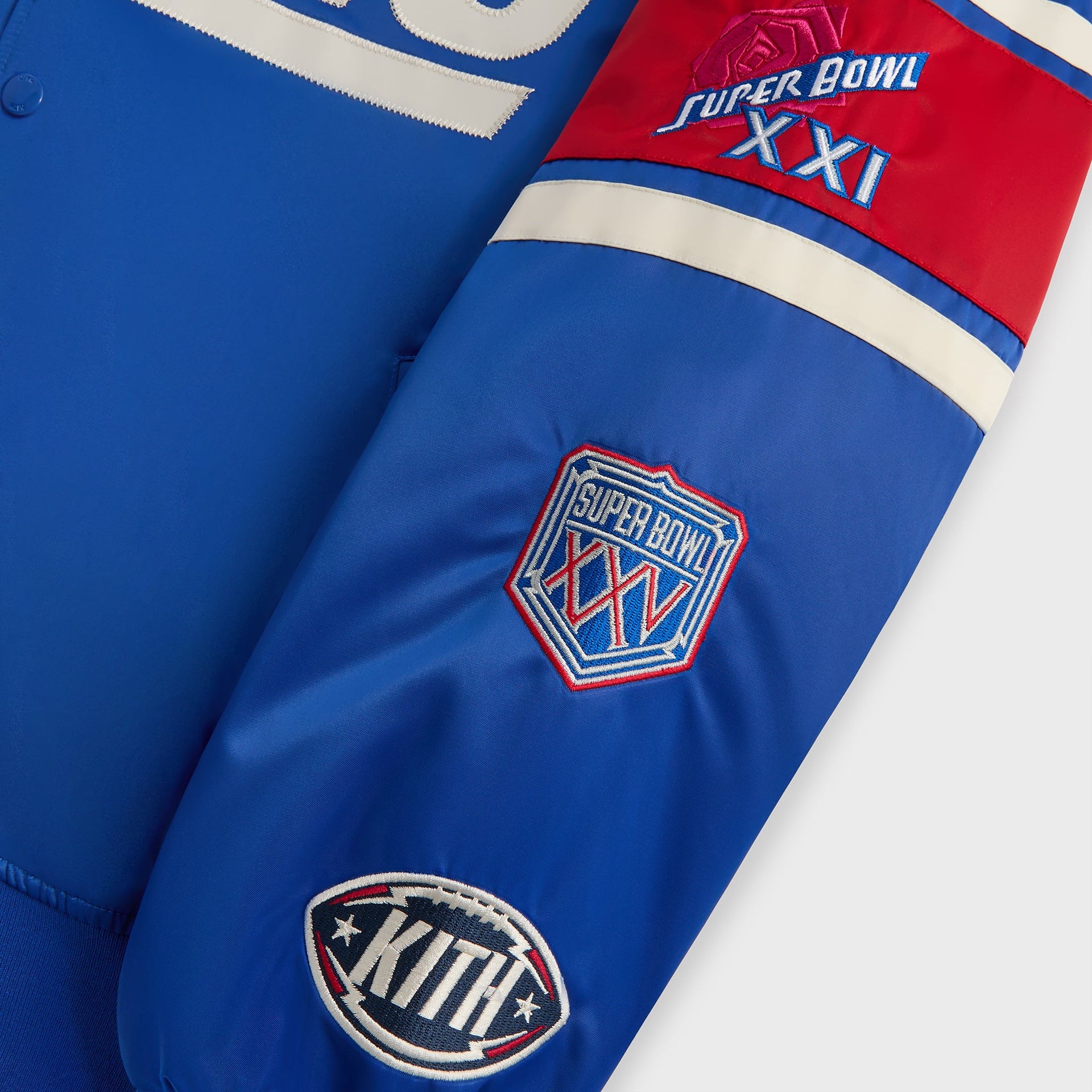 Kith for the NFL New York Giants Satin Bomber Jacket - Current