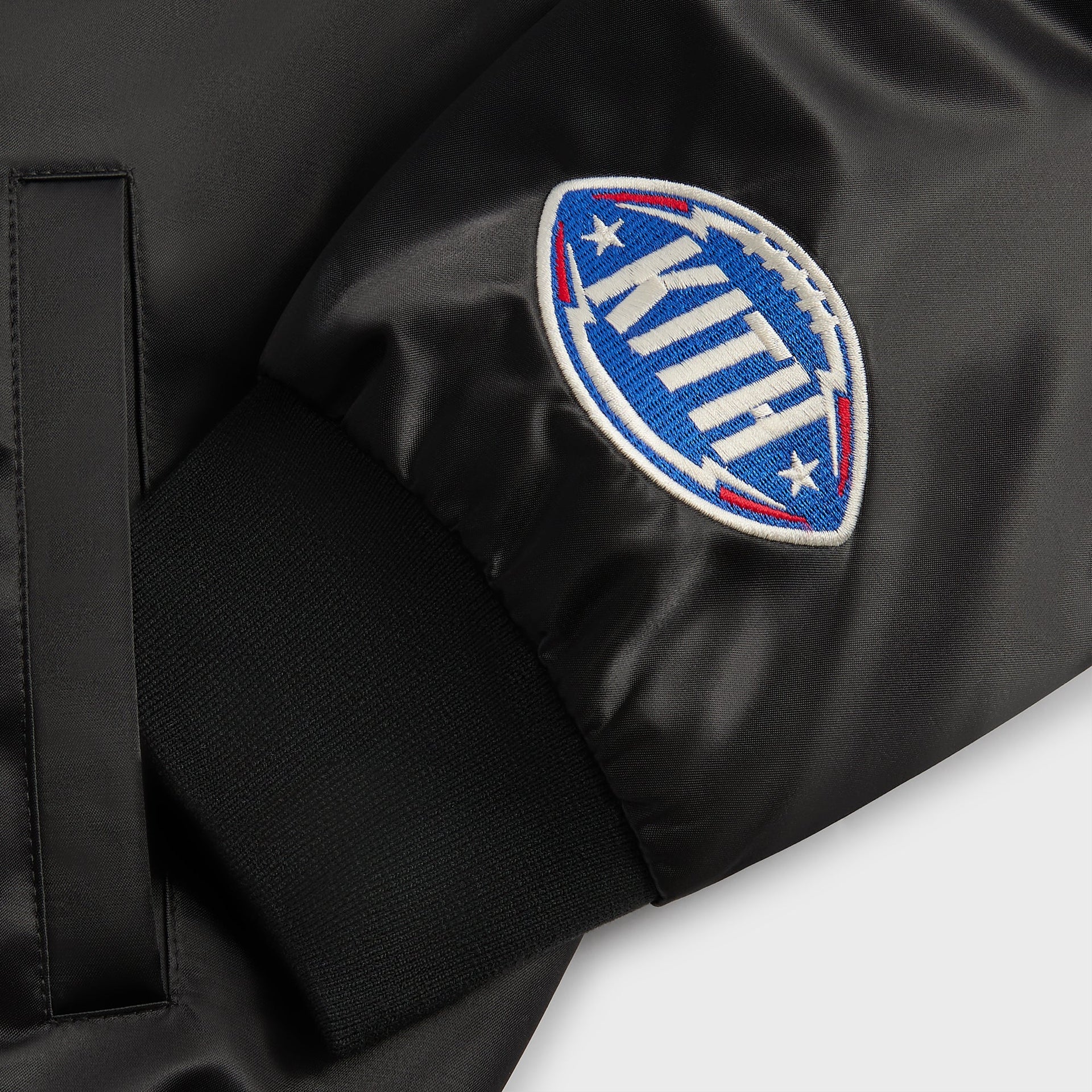 Kith for the NFL Buffalo Bills Satin Bomber Jacket - Black