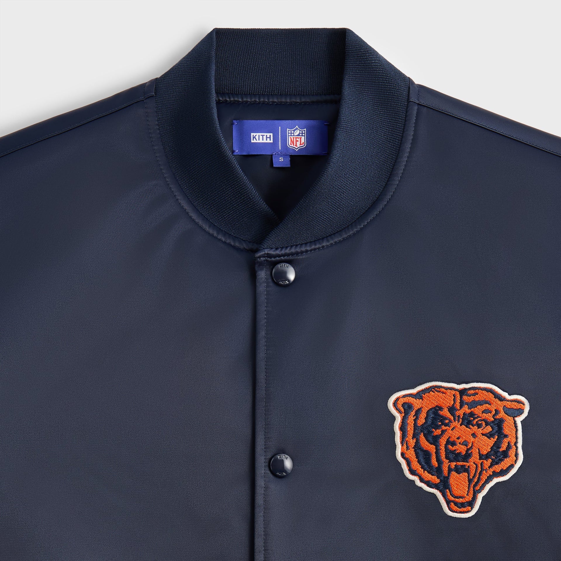 Kith for the NFL Chicago Bears Satin Bomber Jacket - Nocturnal