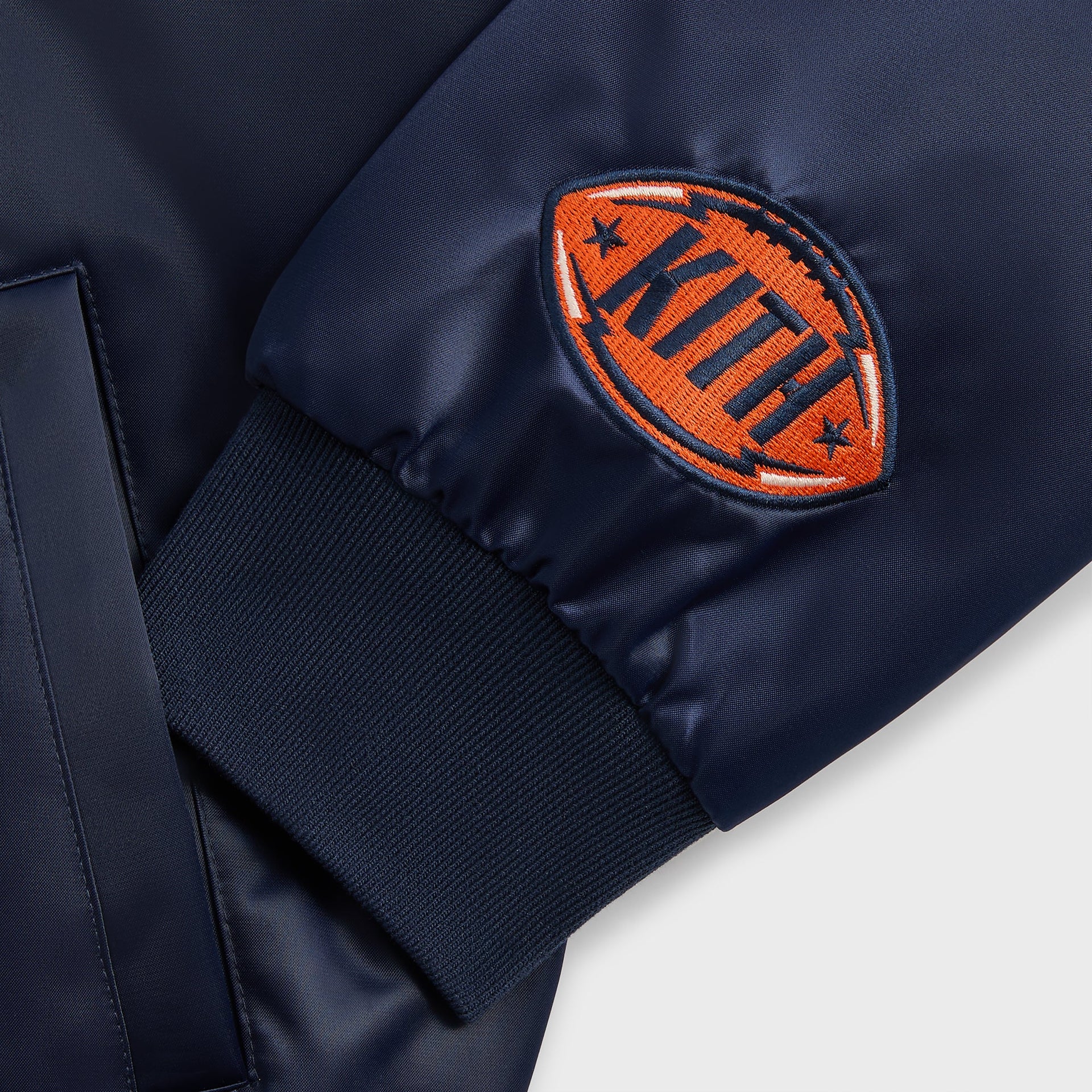 Kith for the NFL Chicago Bears Satin Bomber Jacket - Nocturnal