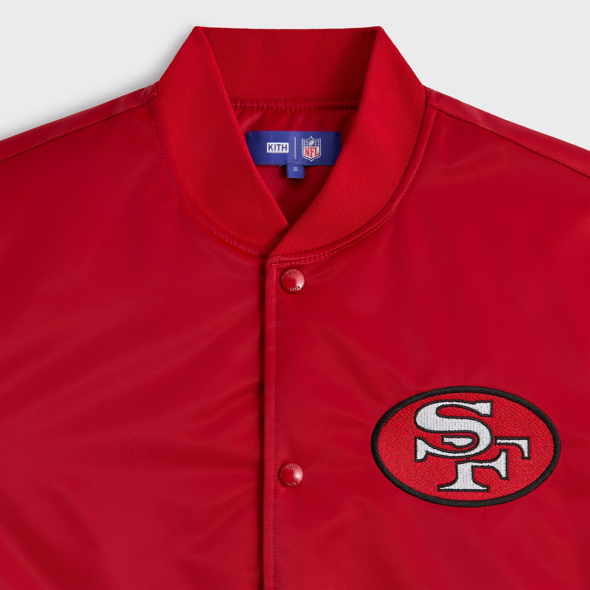 Kith for the NFL San Francisco 49ers Satin Bomber Jacket - Present
