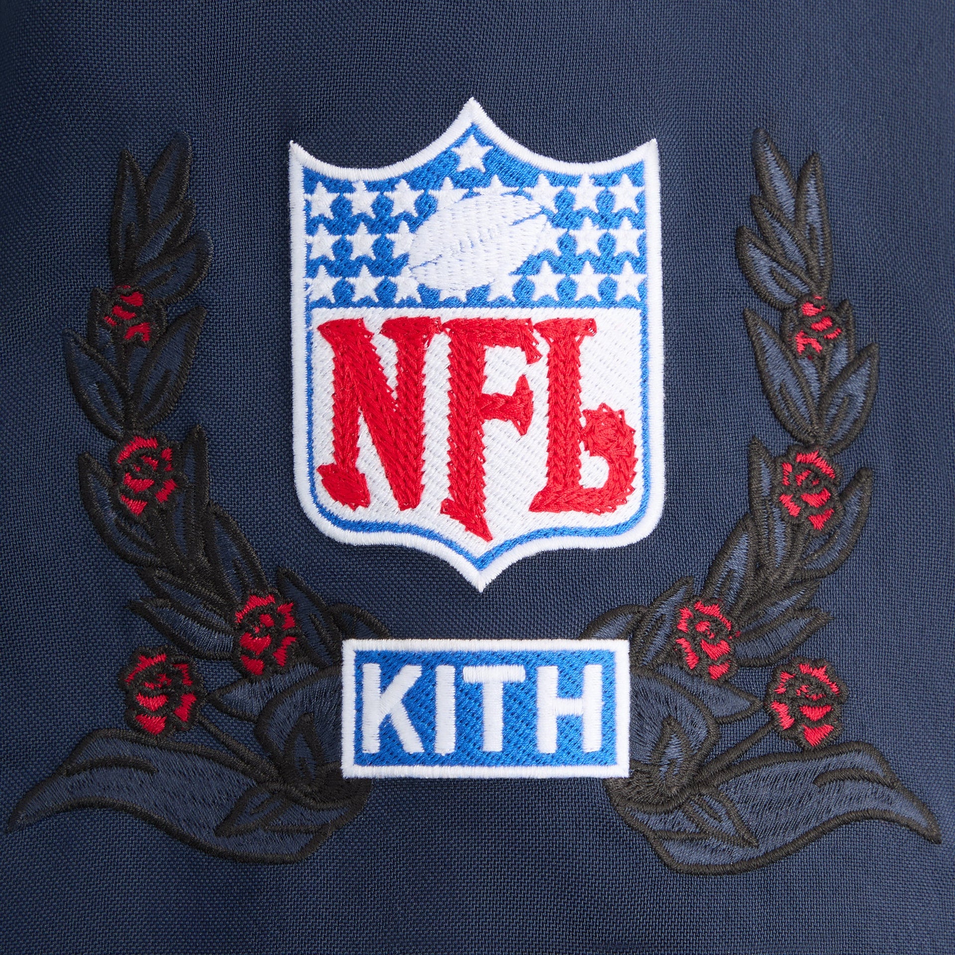 Kith for the NFL New York Giants Padded Nylon Jacket - Nocturnal