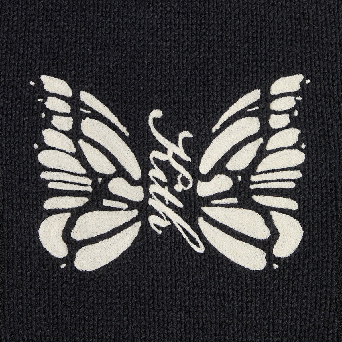 Kith for Needles Wyona Full Zip Sweater - Black