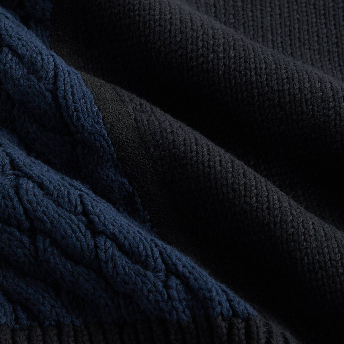 Kith for Needles Wyona Full Zip Sweater - Black