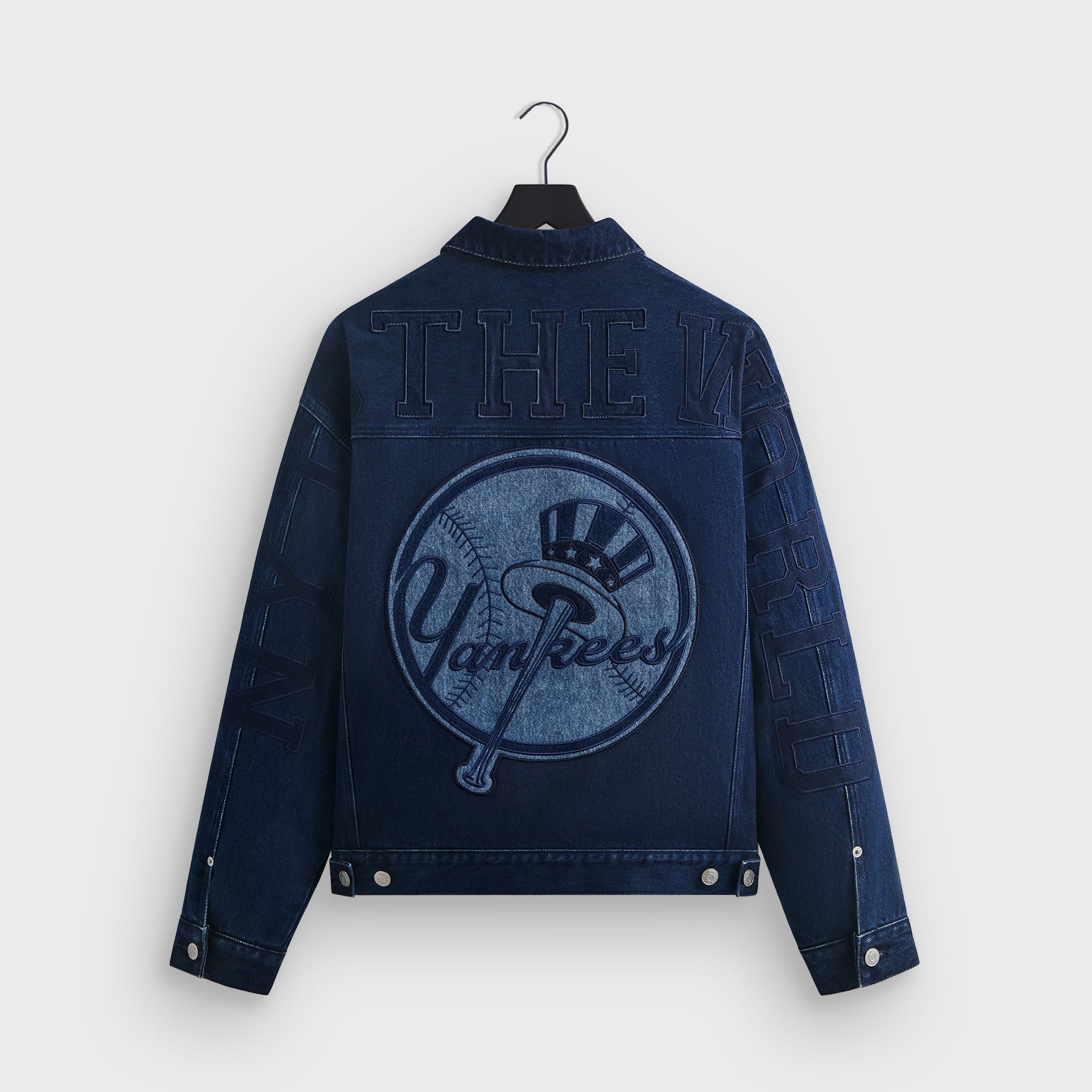 Kith for the New York Yankees Jay Indigo Denim Jacket - Mid Indigo