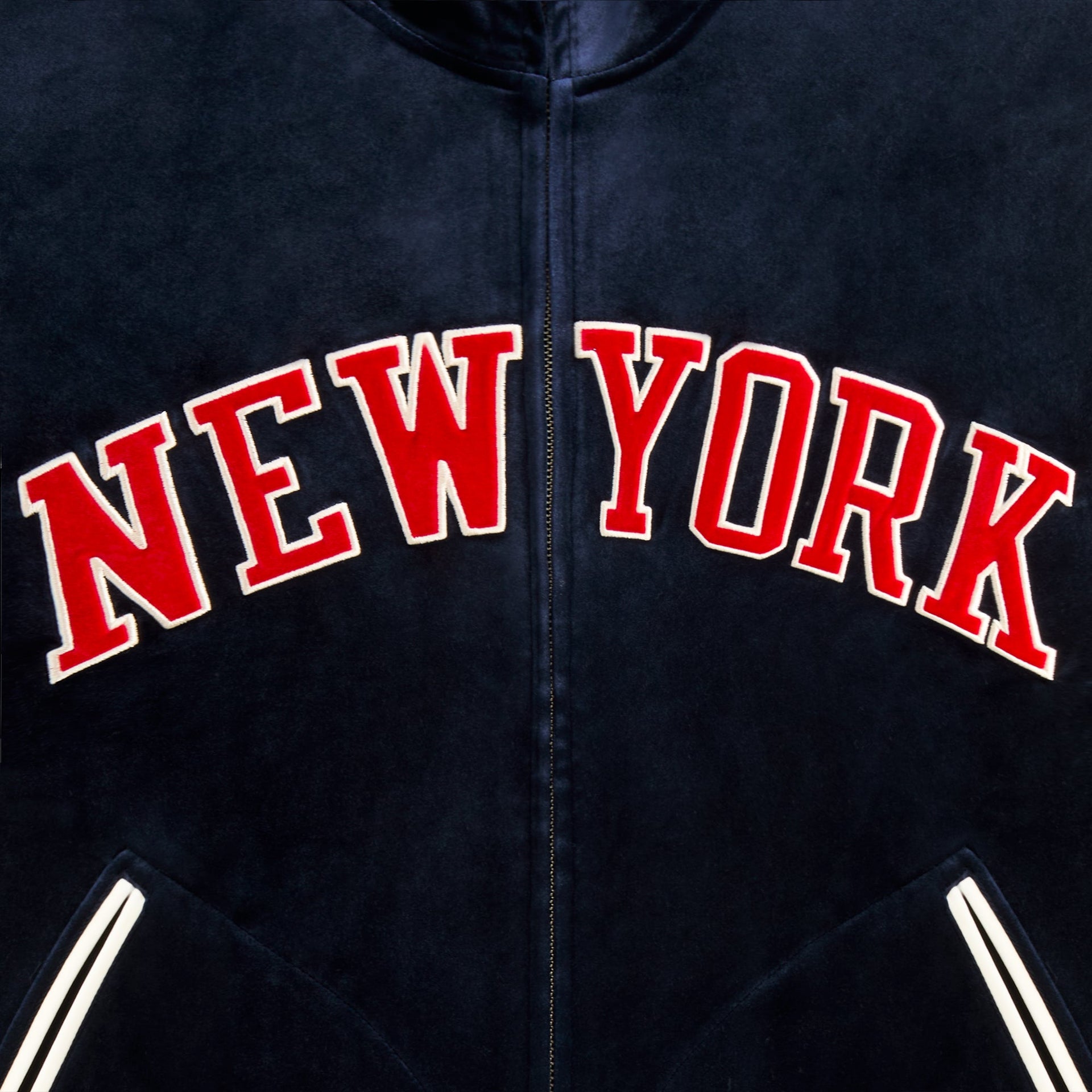 Kith for the New York Knicks Velour Track Jacket - Nocturnal