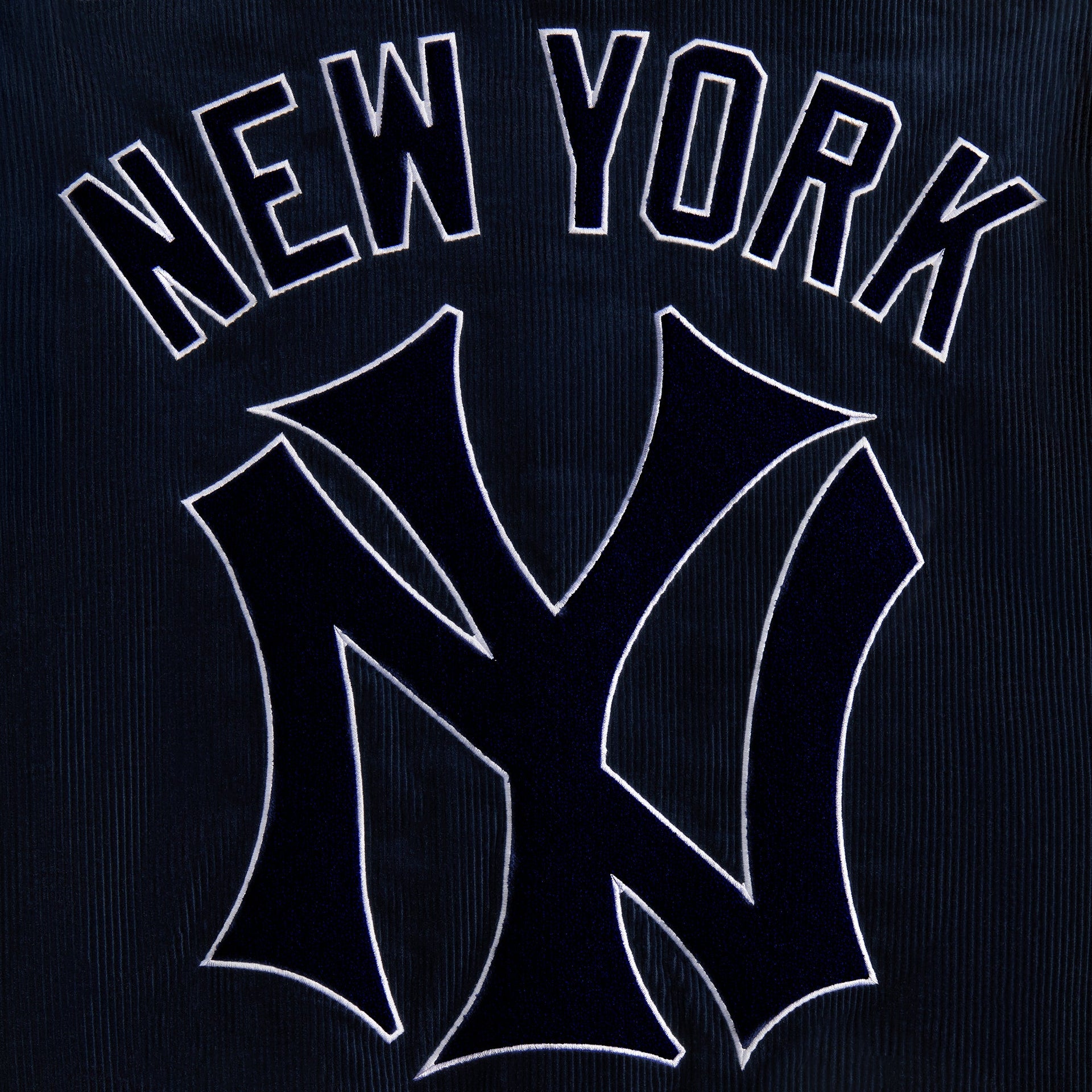 Kith for the New York Yankees Corduroy Avery Bomber Jacket - Nocturnal