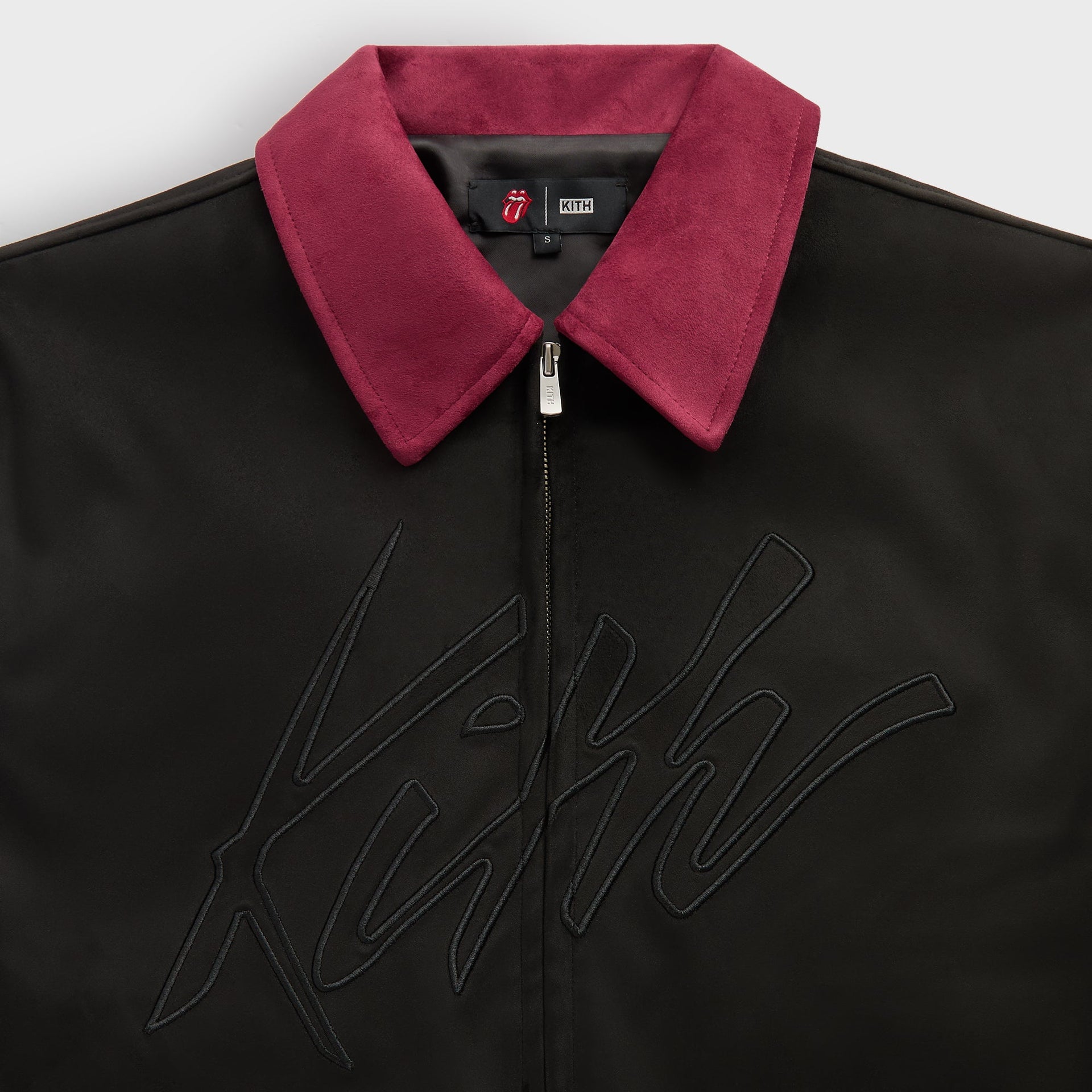 Kith for The Rolling Stones Microsuede Owen Jacket - Black