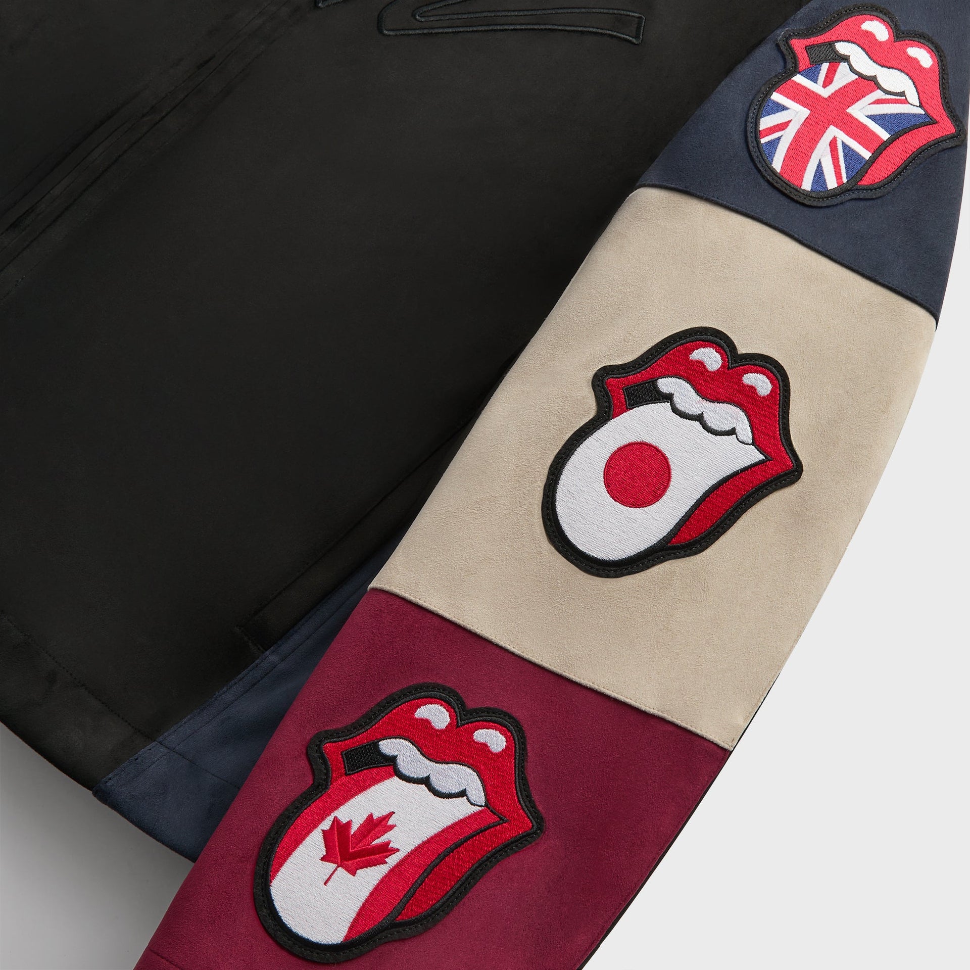 Kith for The Rolling Stones Microsuede Owen Jacket - Black