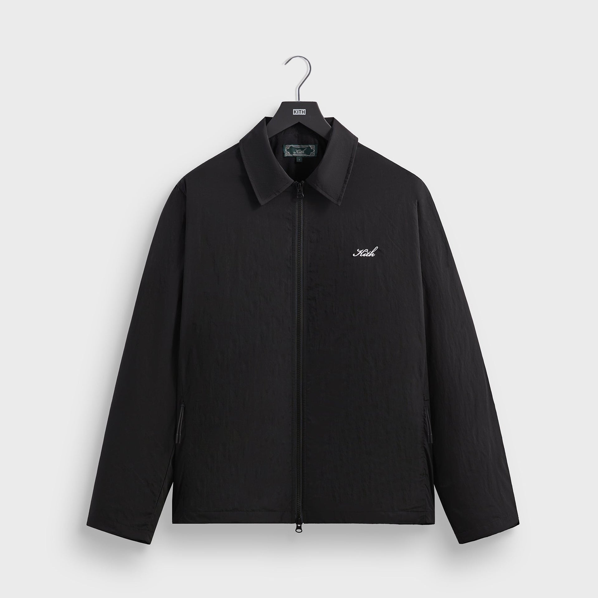 Kith Wrinkle Nylon Jonas Coaches Jacket - Black