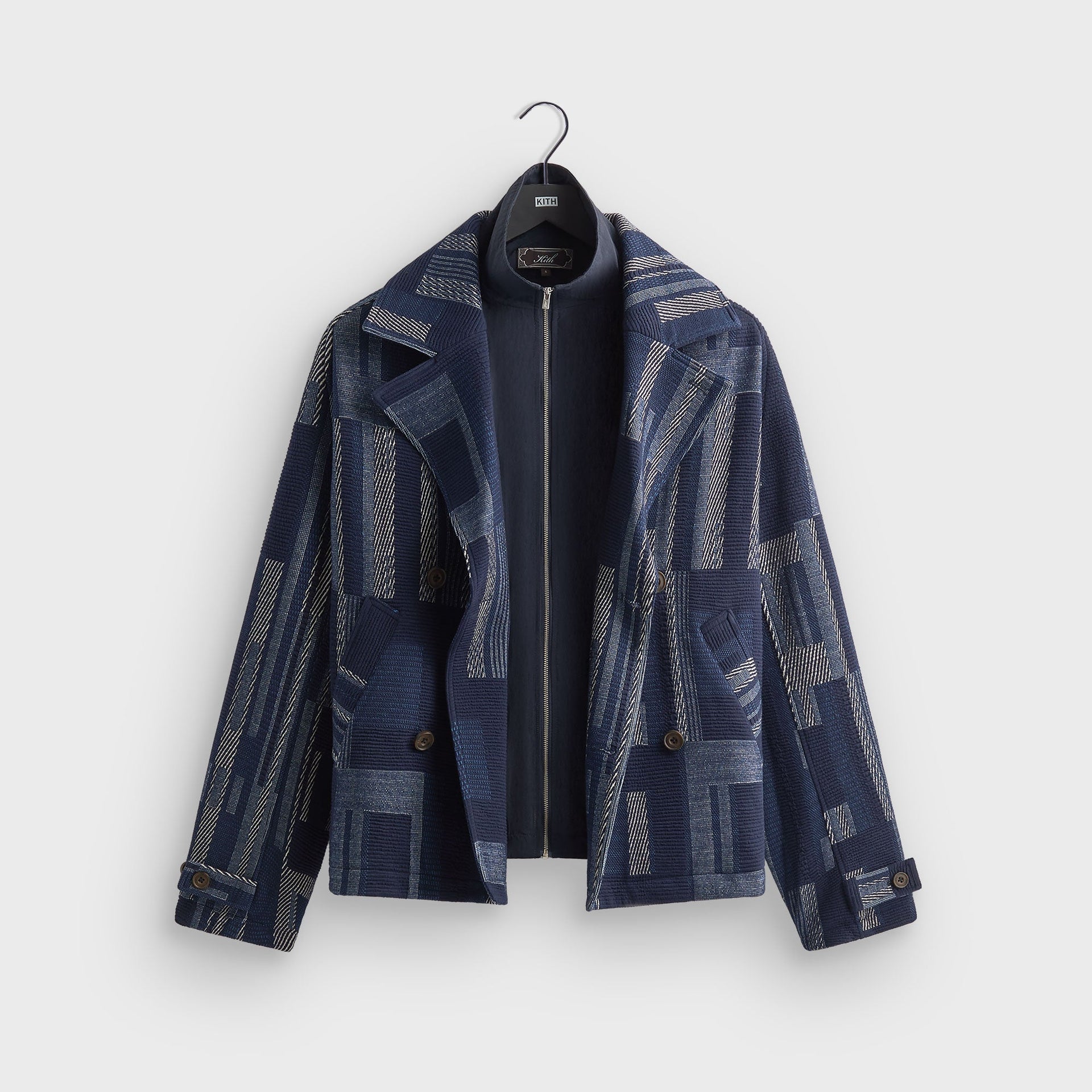 Kith Everett Cropped Moto Trench - Nocturnal