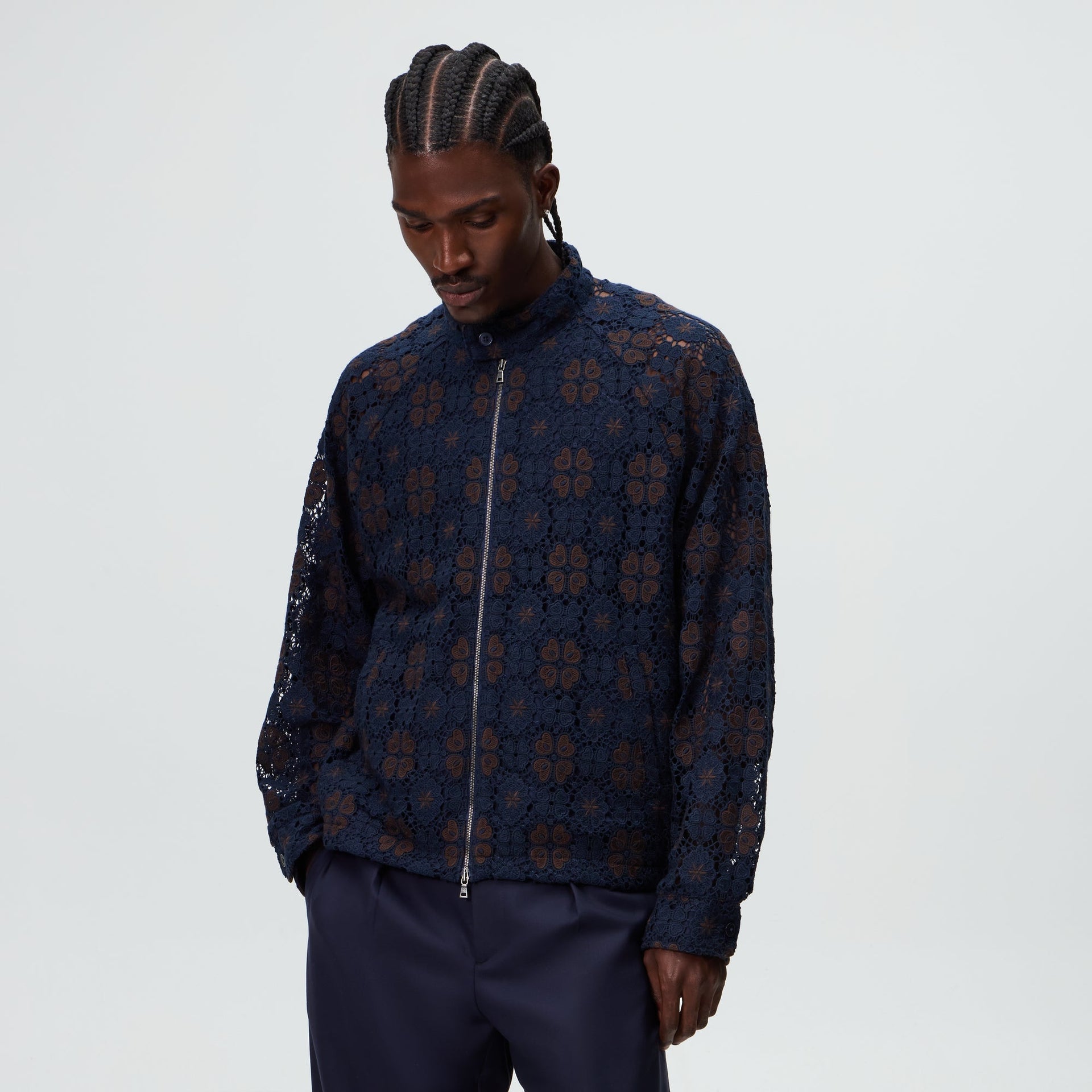 &Kin Retro Floral Lace Eddy Jacket - Cosmos - PH