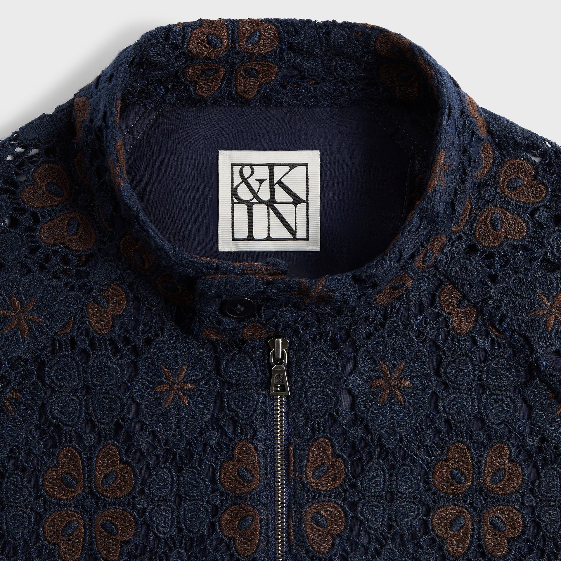 &Kin Retro Floral Lace Eddy Jacket - Cosmos - PH