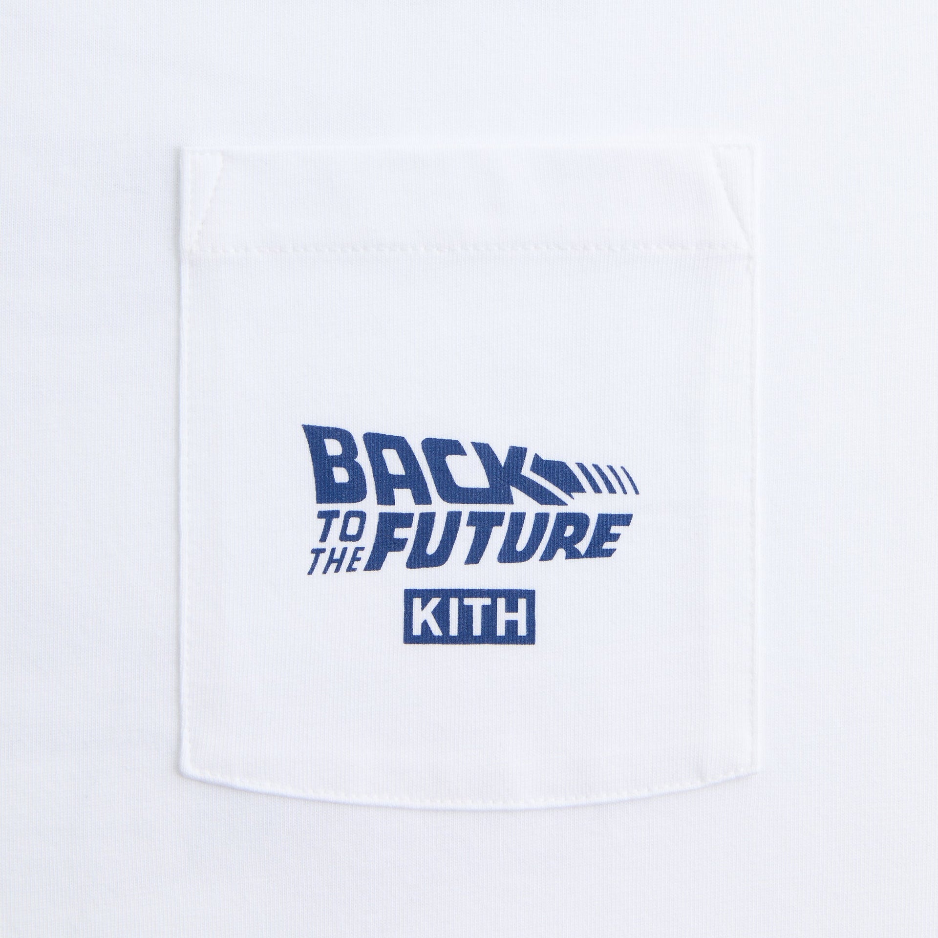 Kith for Back to the Future Blueprint Standard Crispy Pocket Tee - White
