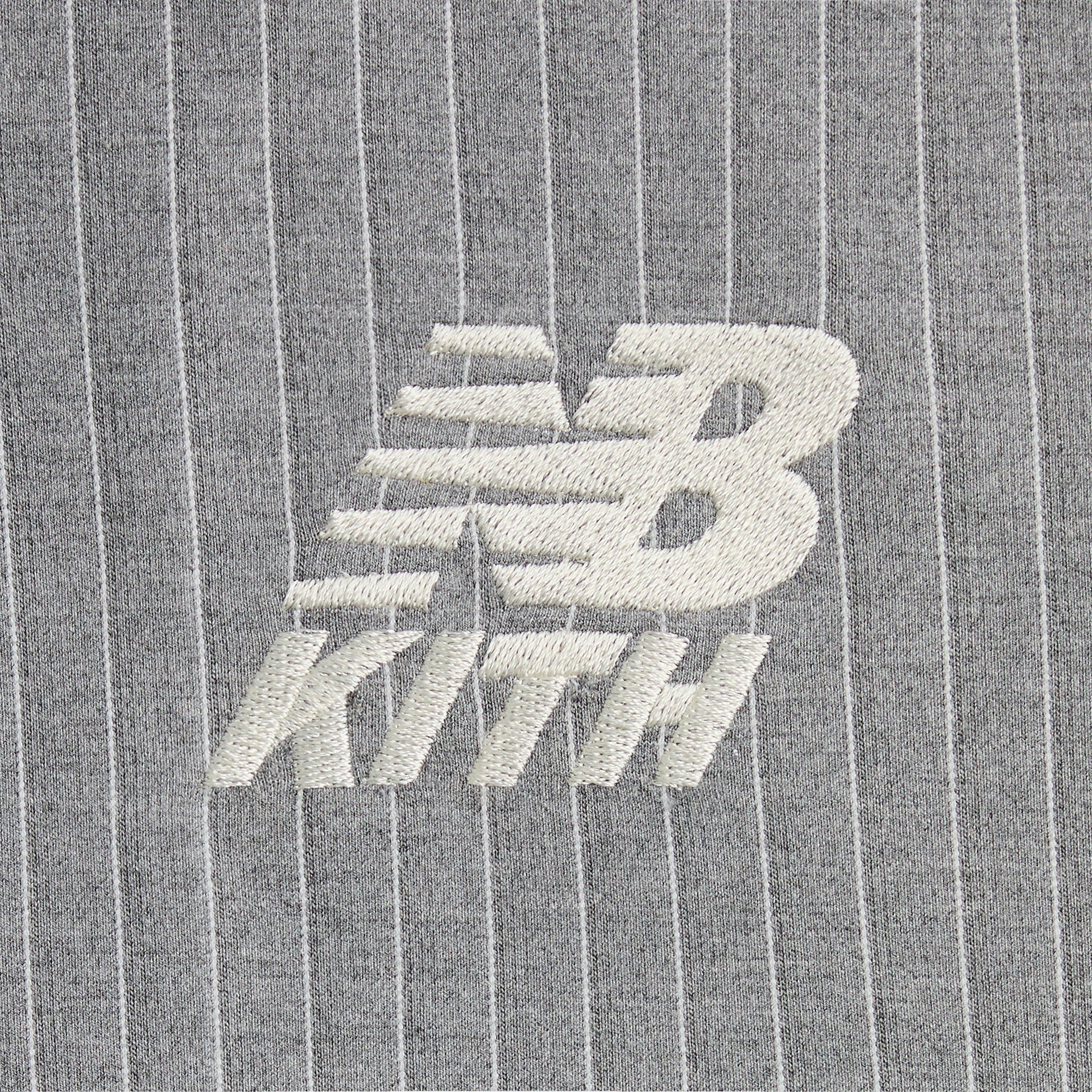 Kith & New Balance Pinstripe Braxton Zip Hoodie - Smoke - PH