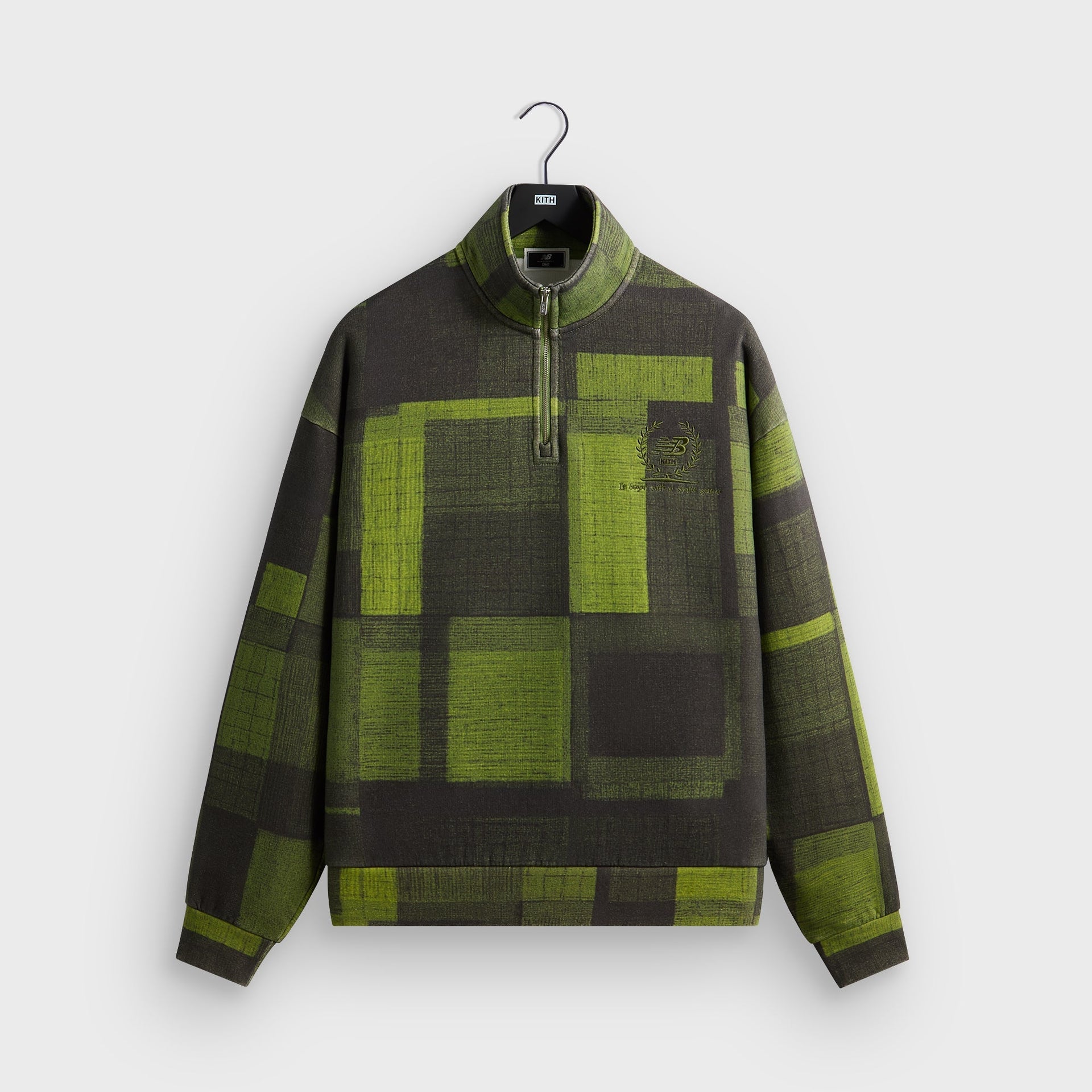 Kith & New Balance Woodblock Nelson Quarter Zip - Calliste - PH