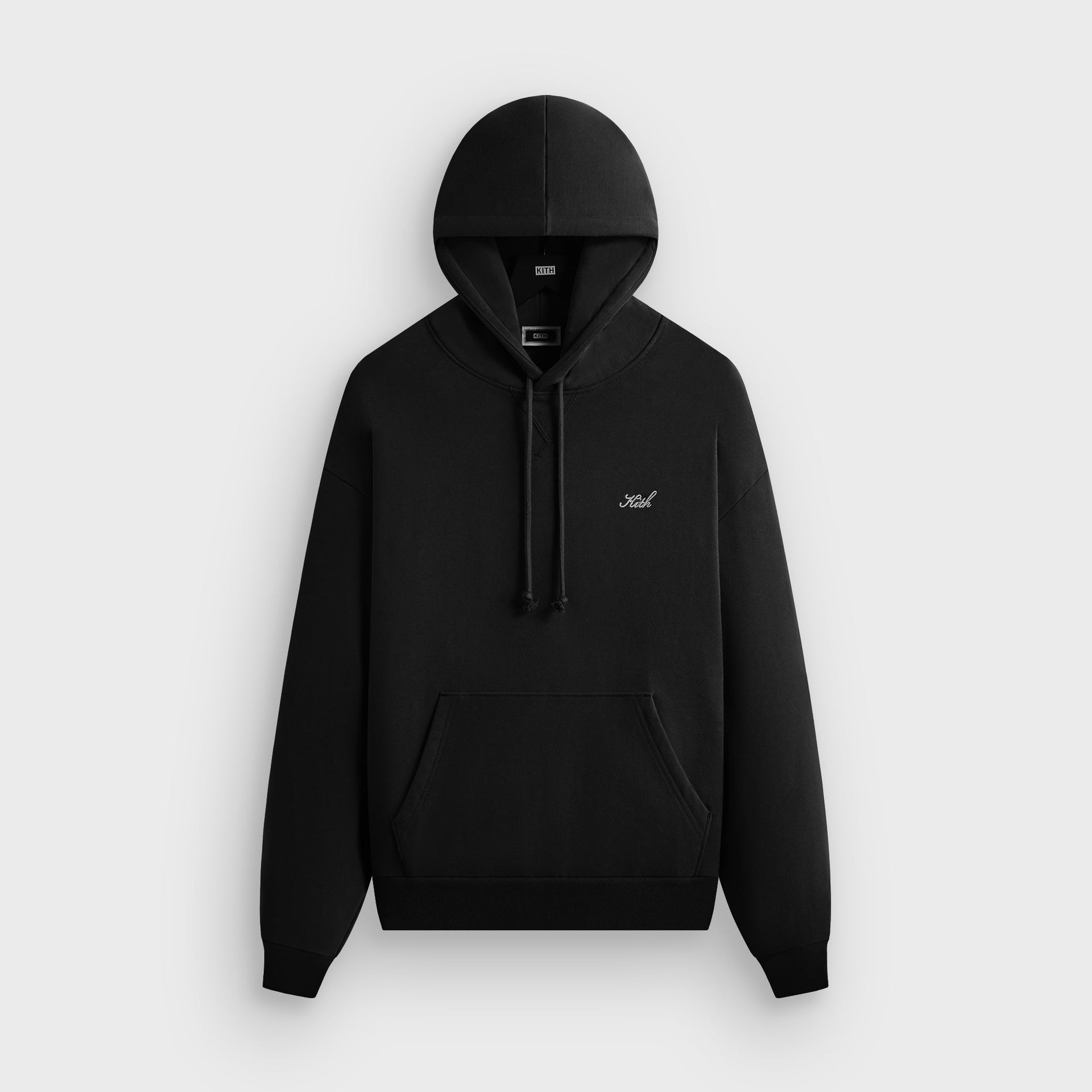 Kith Sueded French Terry Nelson Hoodie - Black