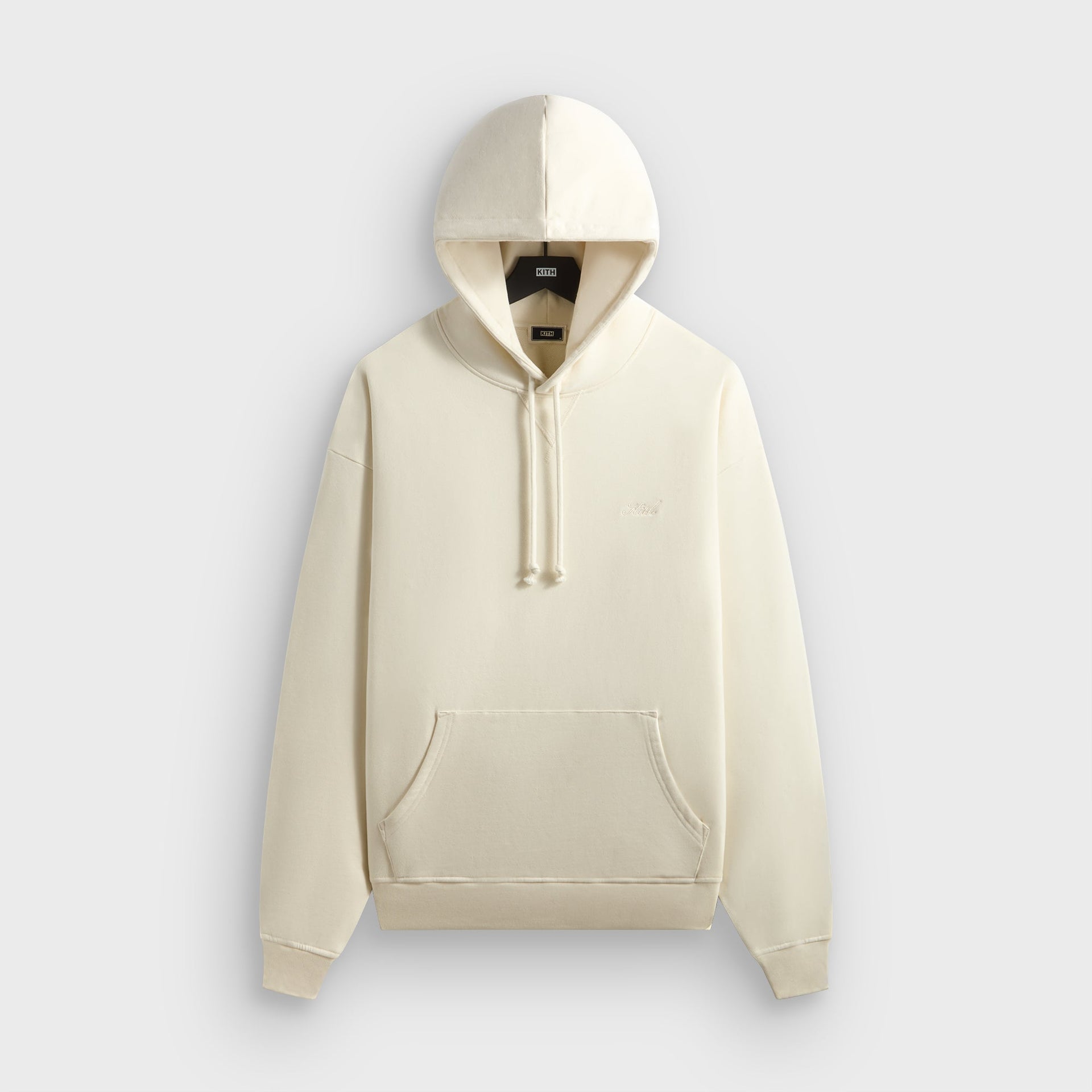 Kith Sueded French Terry Nelson Hoodie - Sandrift