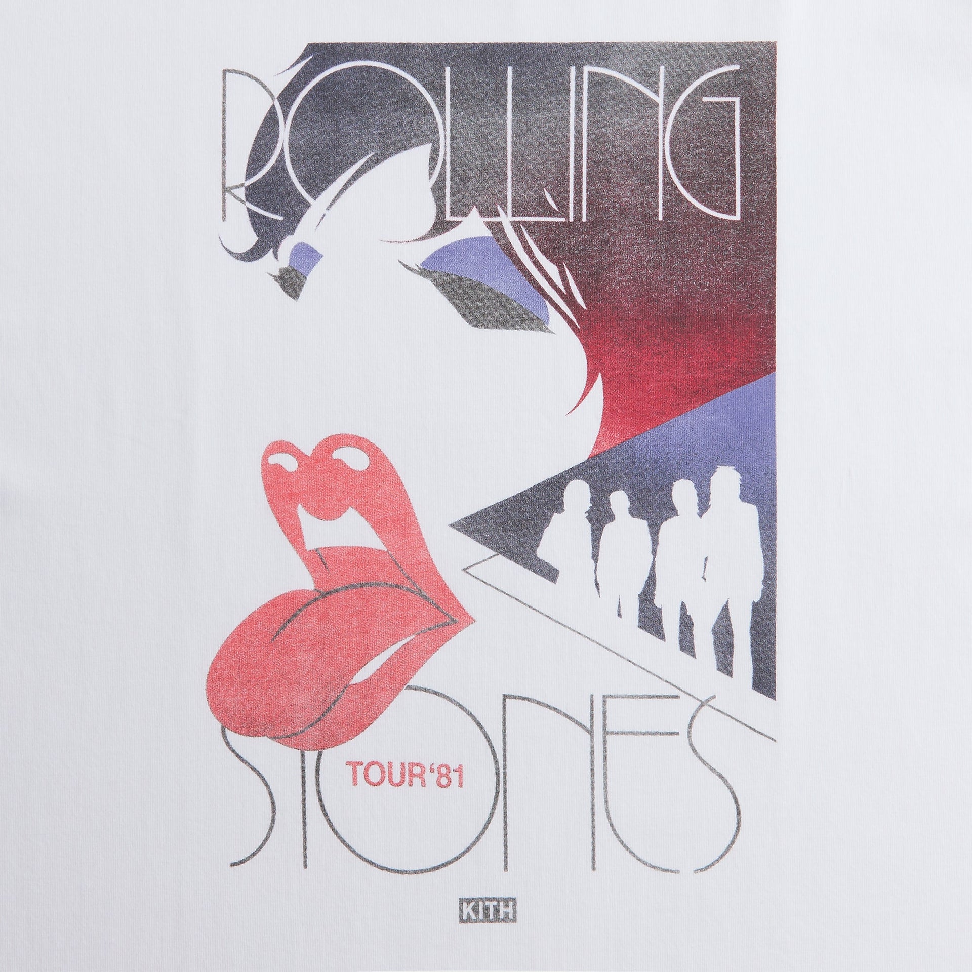 Kith for The Rolling Stones Tour 1981 Tee - White