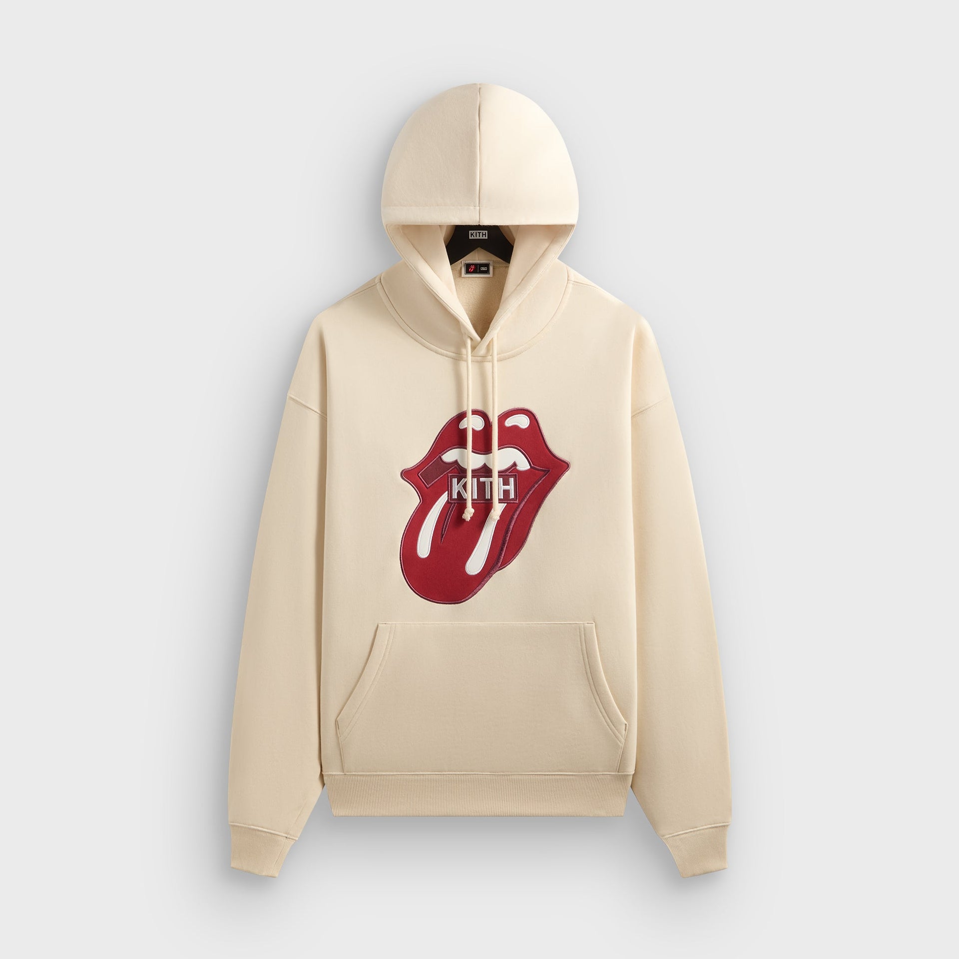 Kith for The Rolling Stones Classic Logo Nelson Hoodie - Muslin