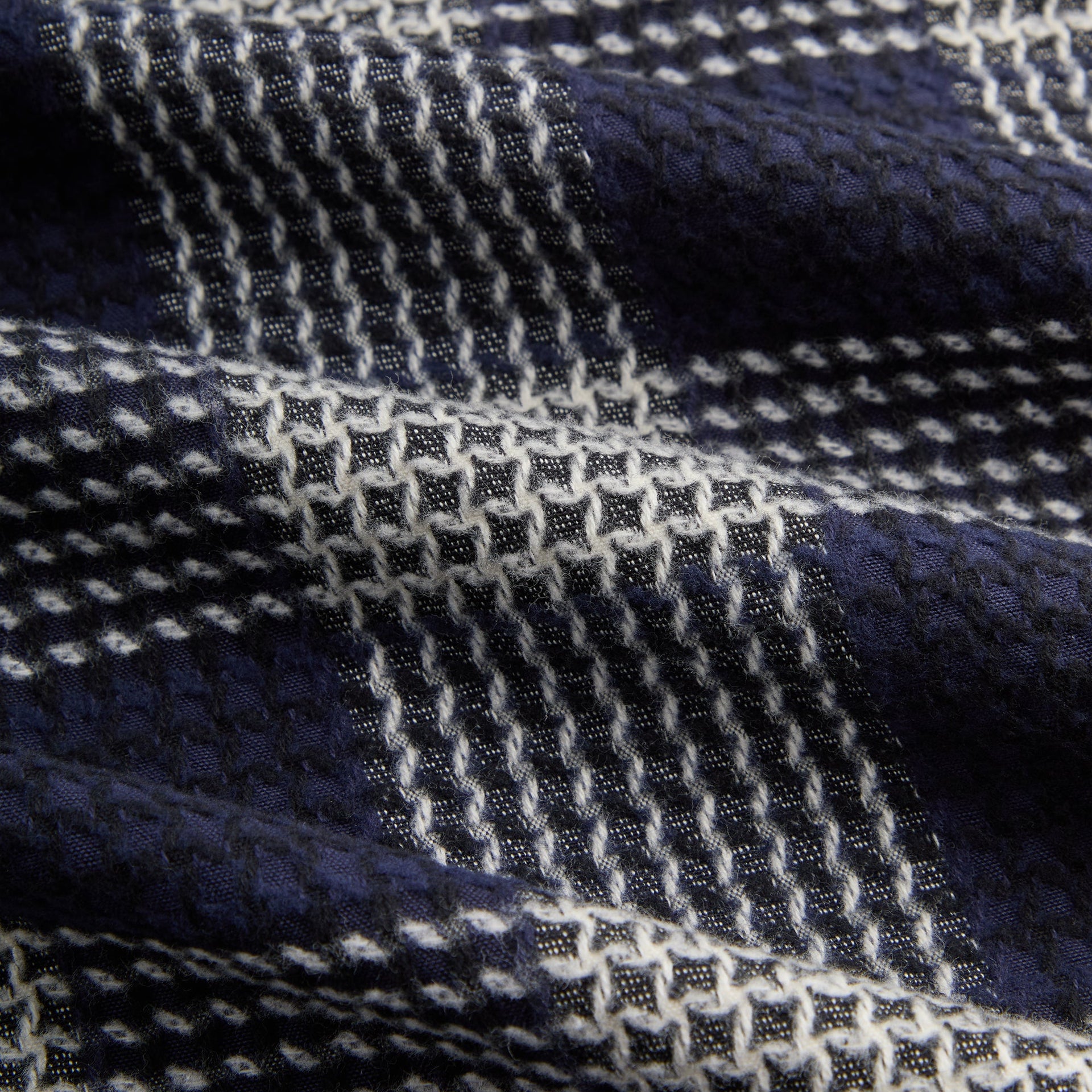 Kith Textured Plaid Deon Shirt - Nocturnal