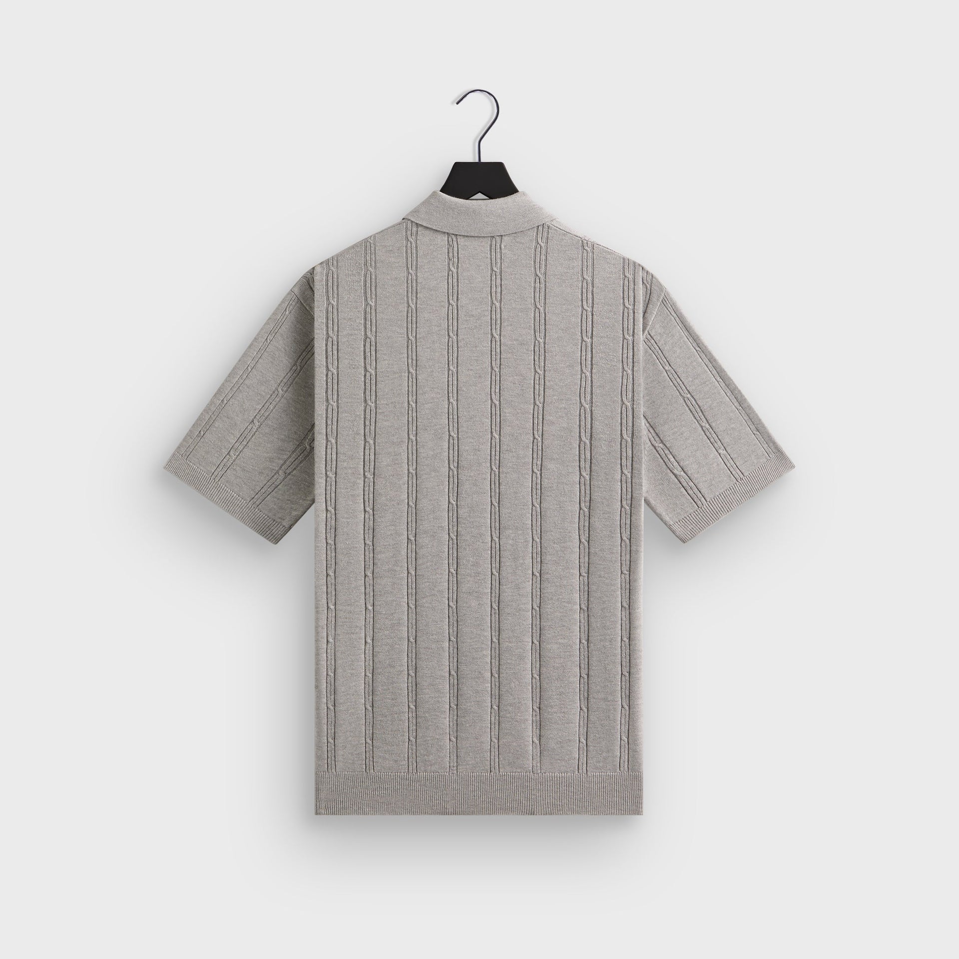 Kith Tilden Polo - Light Heather Grey