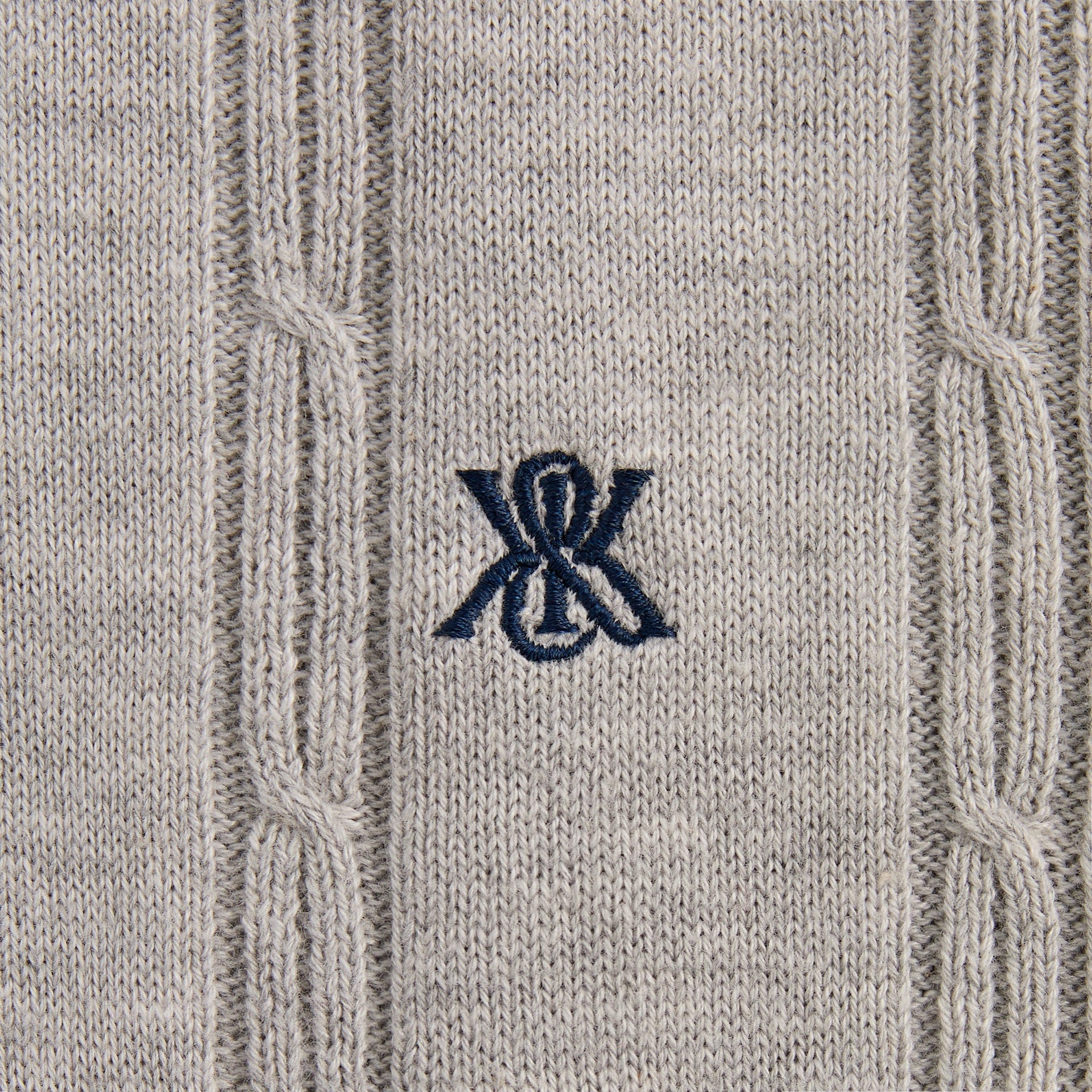 Kith Tilden Polo - Light Heather Grey