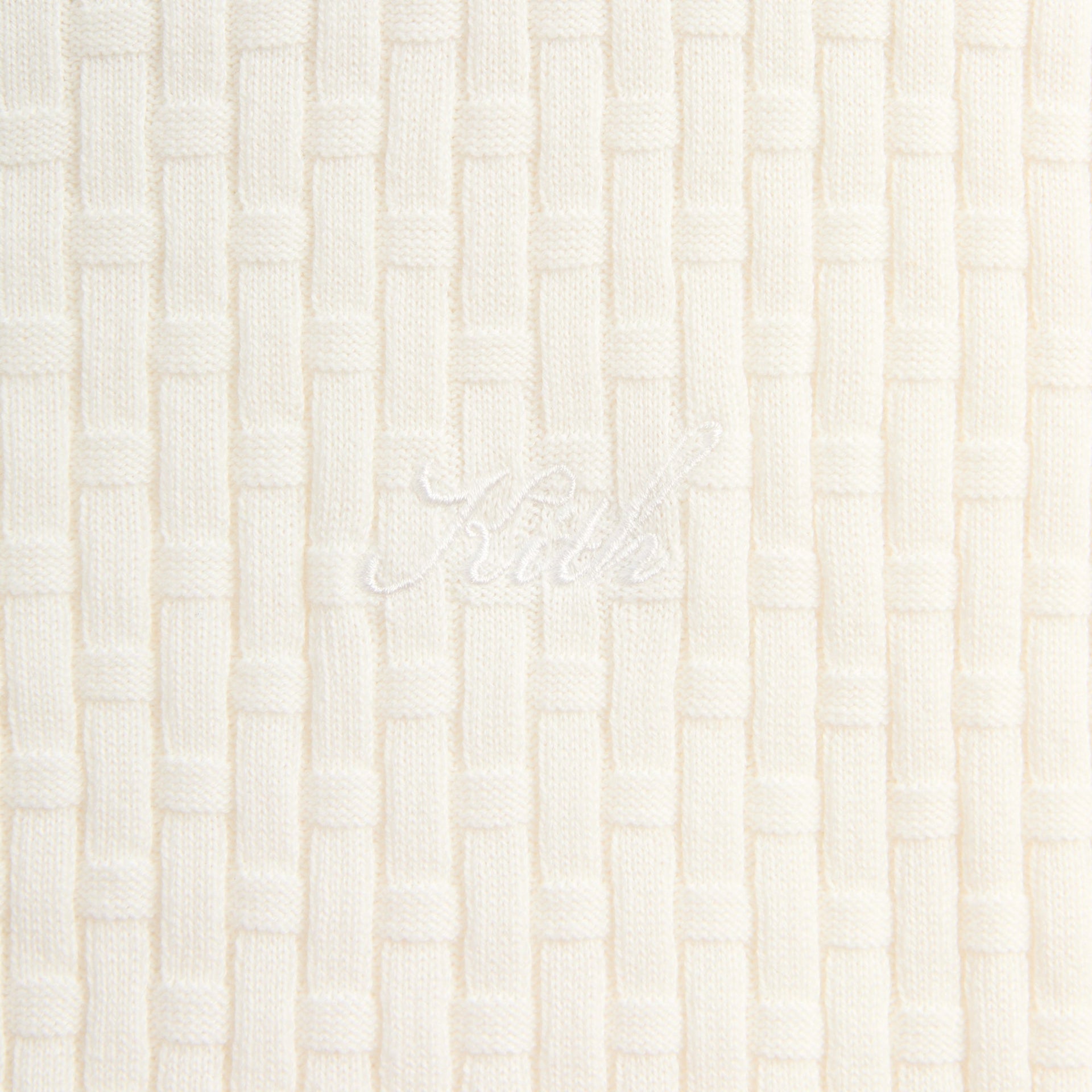 Kith Basketweave Tilden Polo - Sandrift