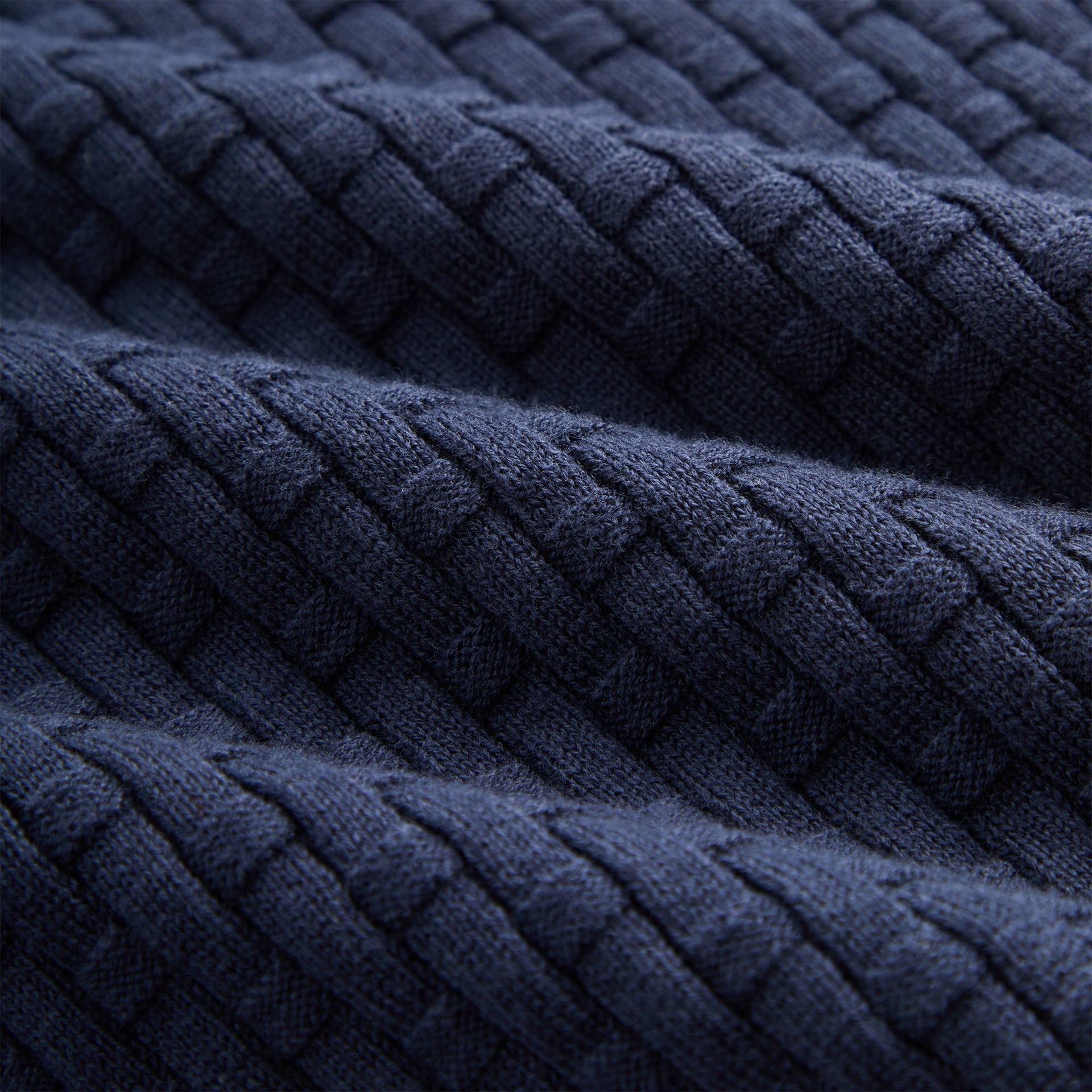 Kith Basketweave Tilden Polo - Nocturnal