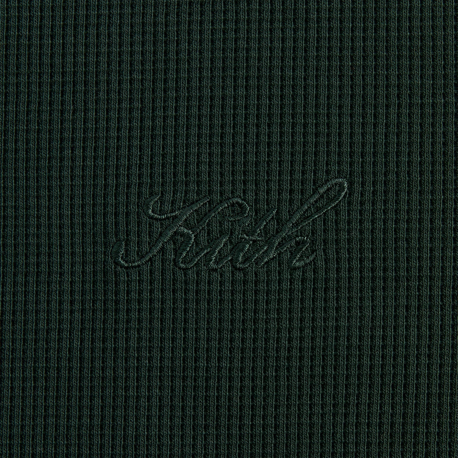 Kith Micro Waffle Short Sleeve Colby Pullover - Stadium