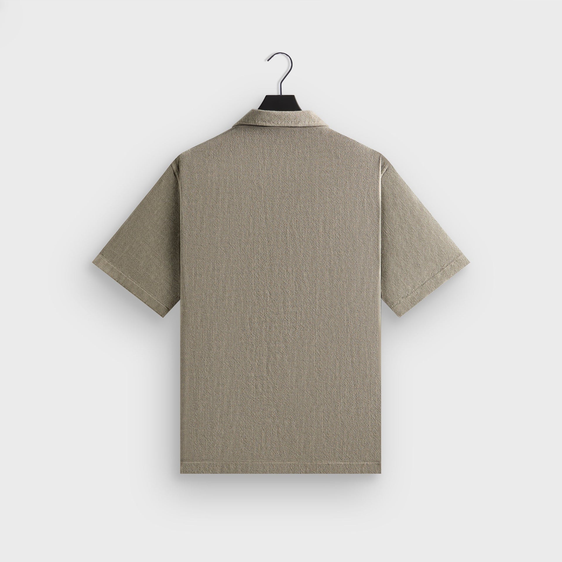 Kith Soft Woven Short Sleeve Boxy Collared Overshirt - Astro