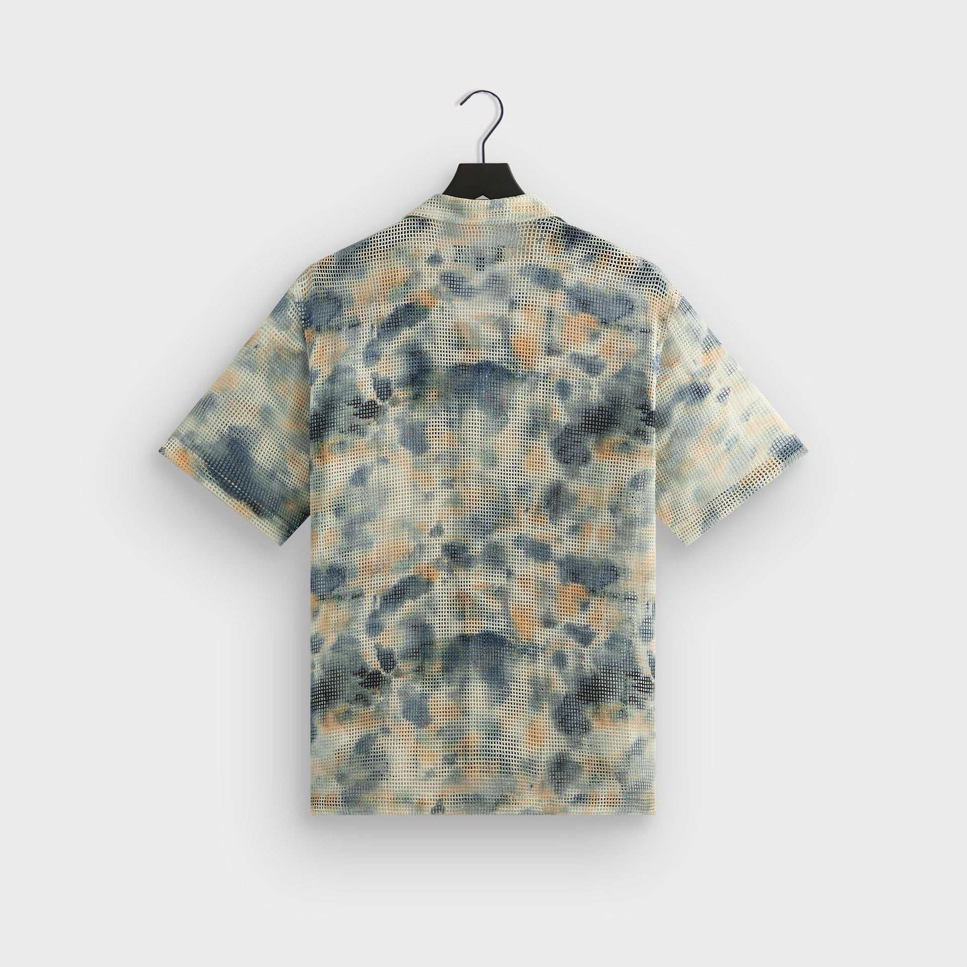 Kith Cotton Mesh Thompson Camp Collar Shirt - Cyanotype
