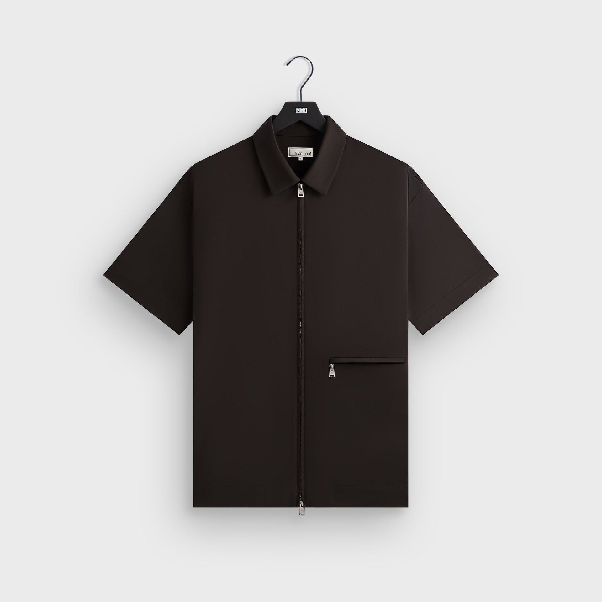 &Kin Tropical Wool Davenport Shirt - Kindling