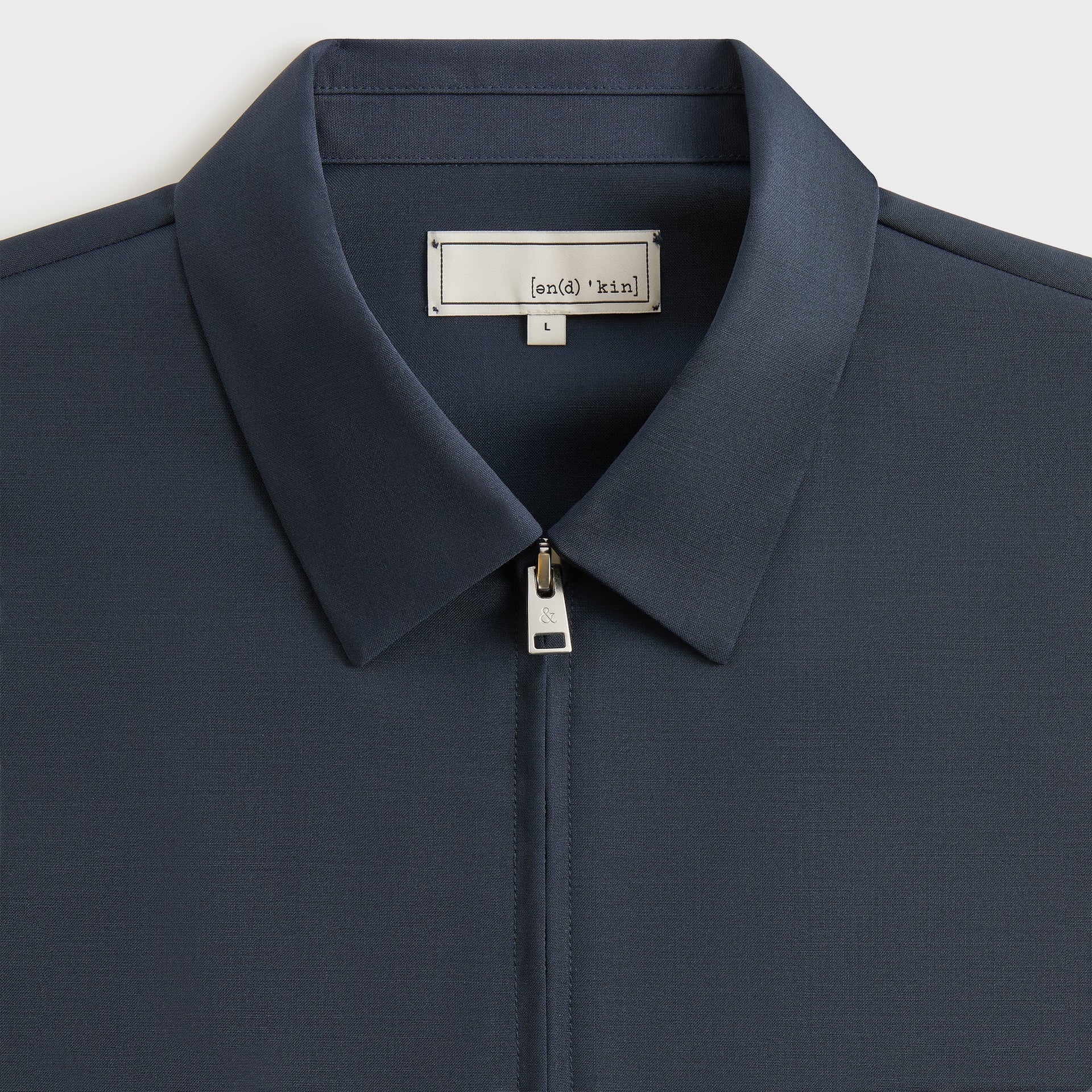 &Kin Tropical Wool Davenport Shirt - Admiral PH