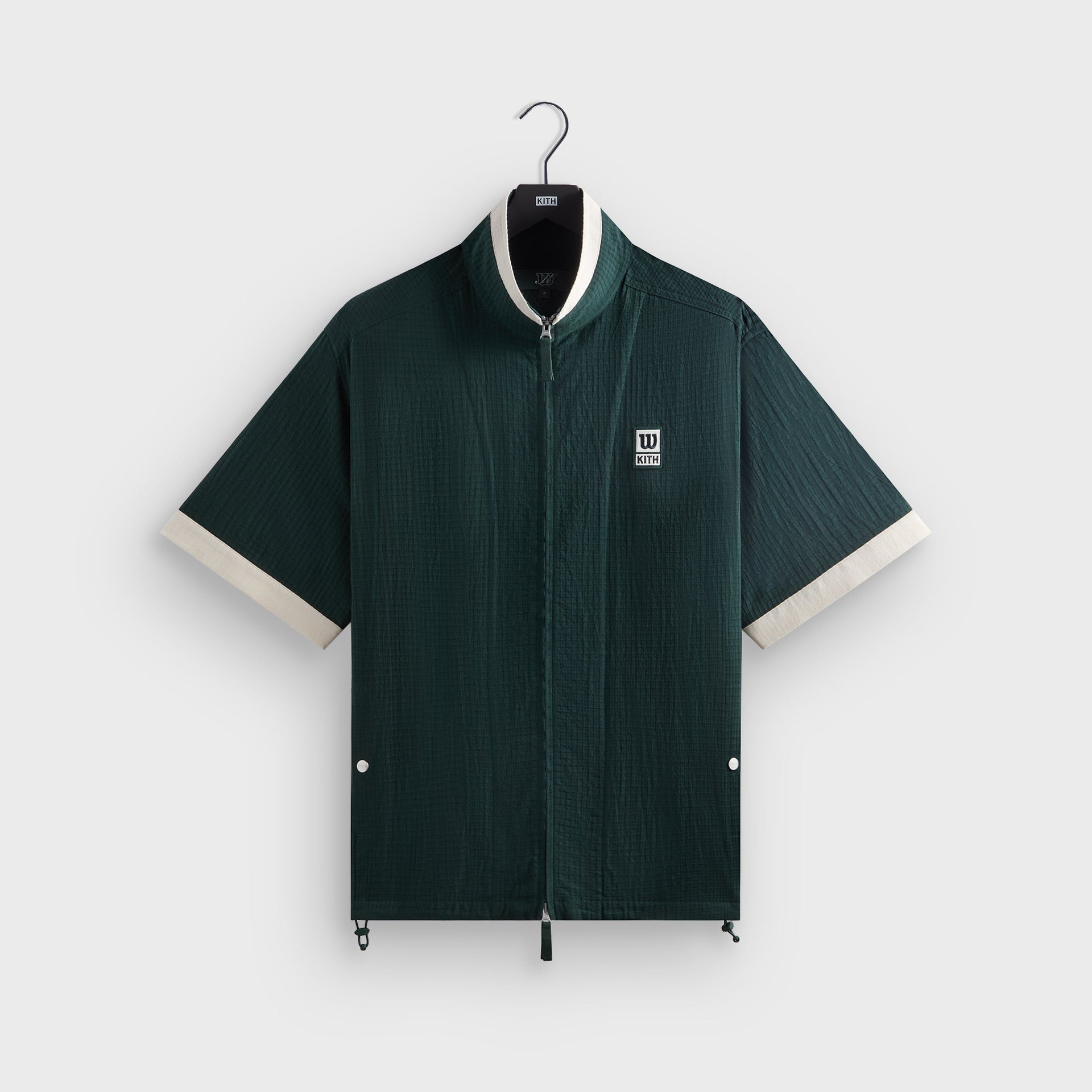 Kith for Wilson Dobby Zip Up Shirt - Stadium