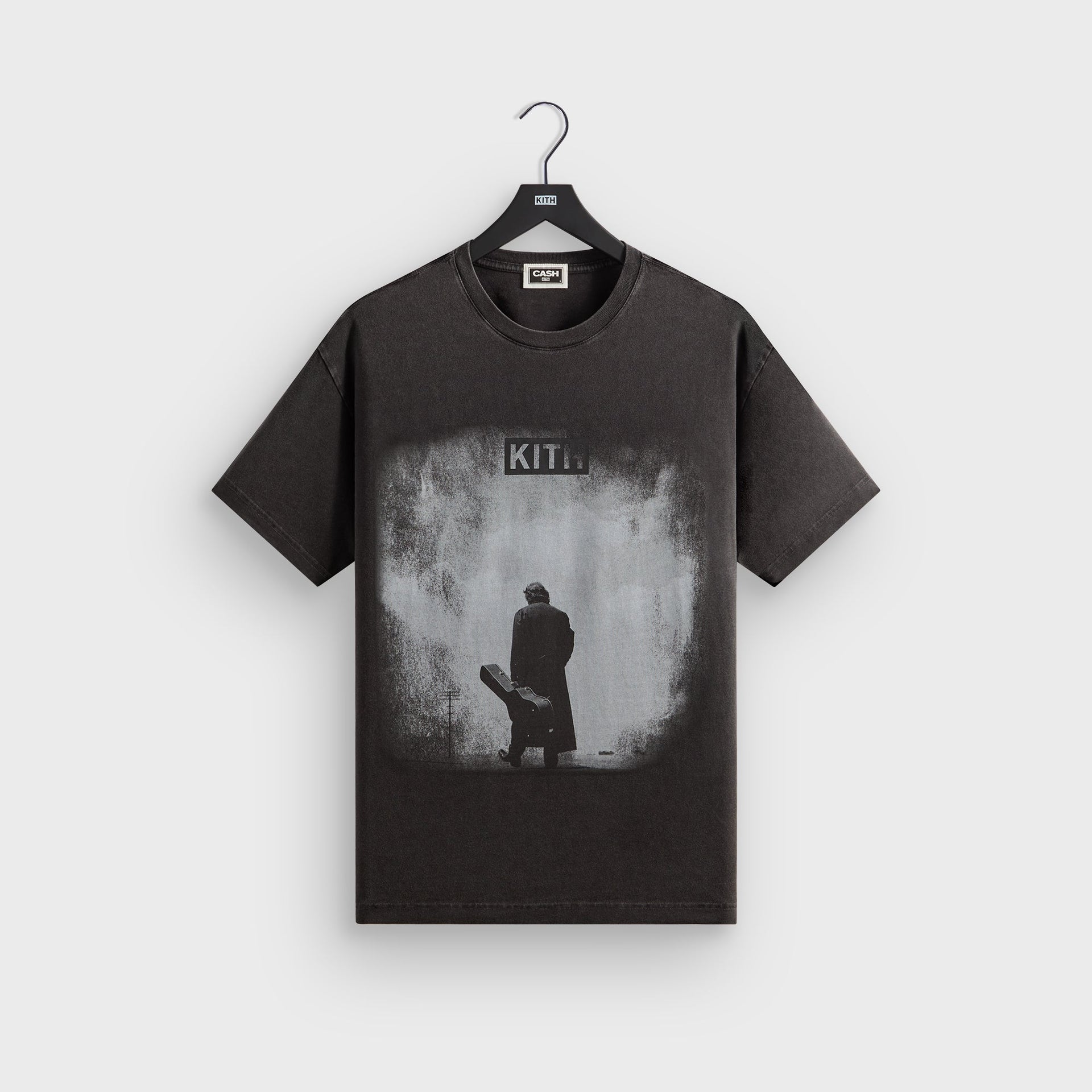 Kith Records for Johnny Cash I Walk The Line Vintage Tee - Black