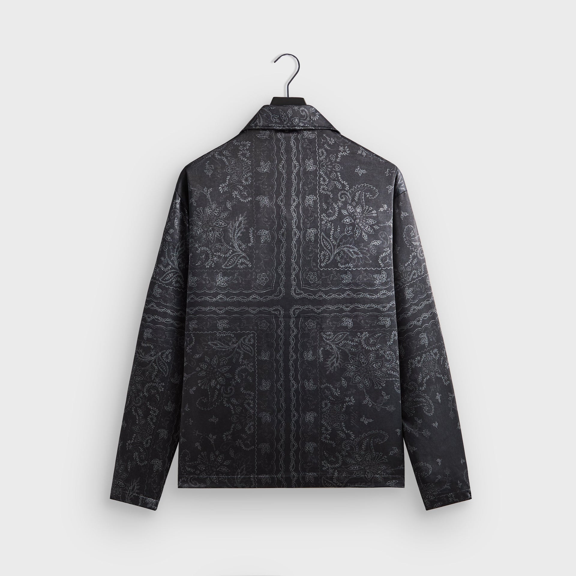 Kith Panelled Bandana Long Sleeve Coaches Jacket - Black