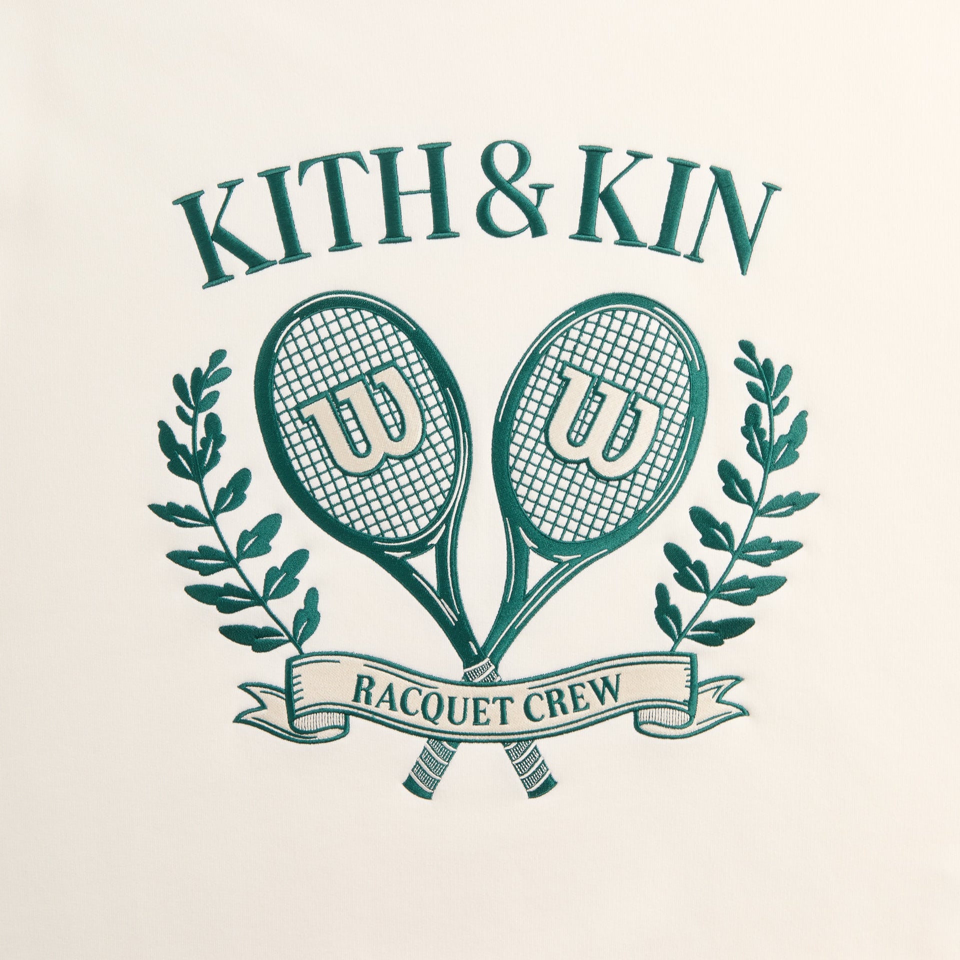 Kith for Wilson Racquet Crew Nelson Crewneck - Sandrift