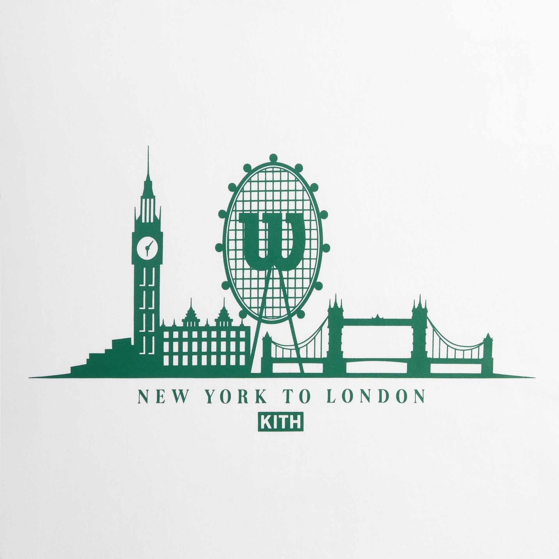 Kith for Wilson NY To London Tee - White